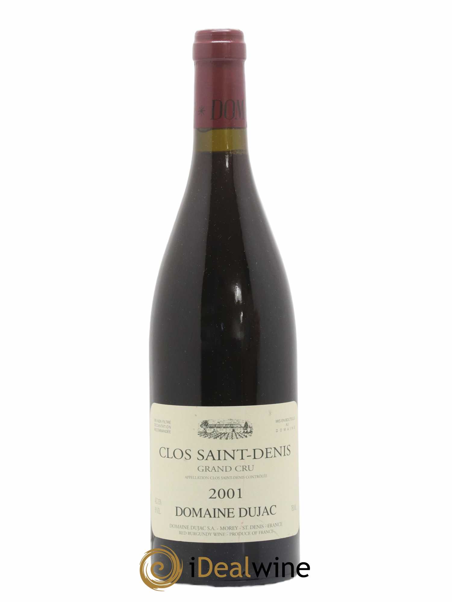 Clos Saint-Denis Grand Cru Dujac (Domaine) 2001 - Lot de 1 bouteille - 0