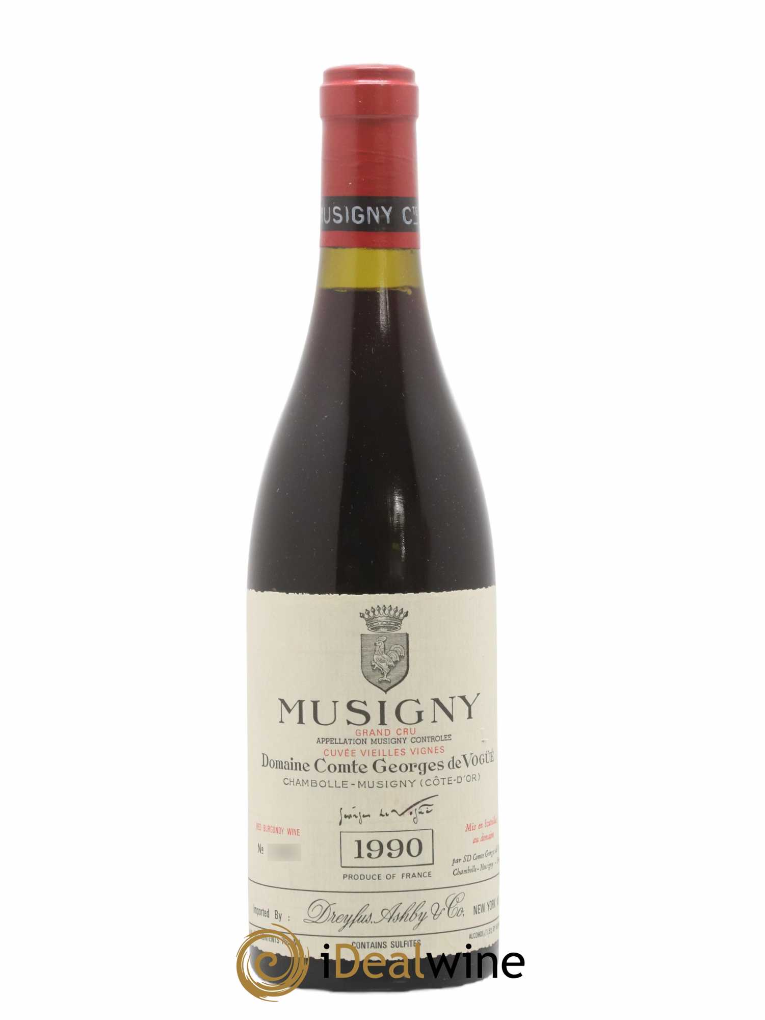 Musigny Grand Cru Cuvée Vieilles Vignes Comte Georges de Vogüé 1990 - Lot de 1 bouteille - 0