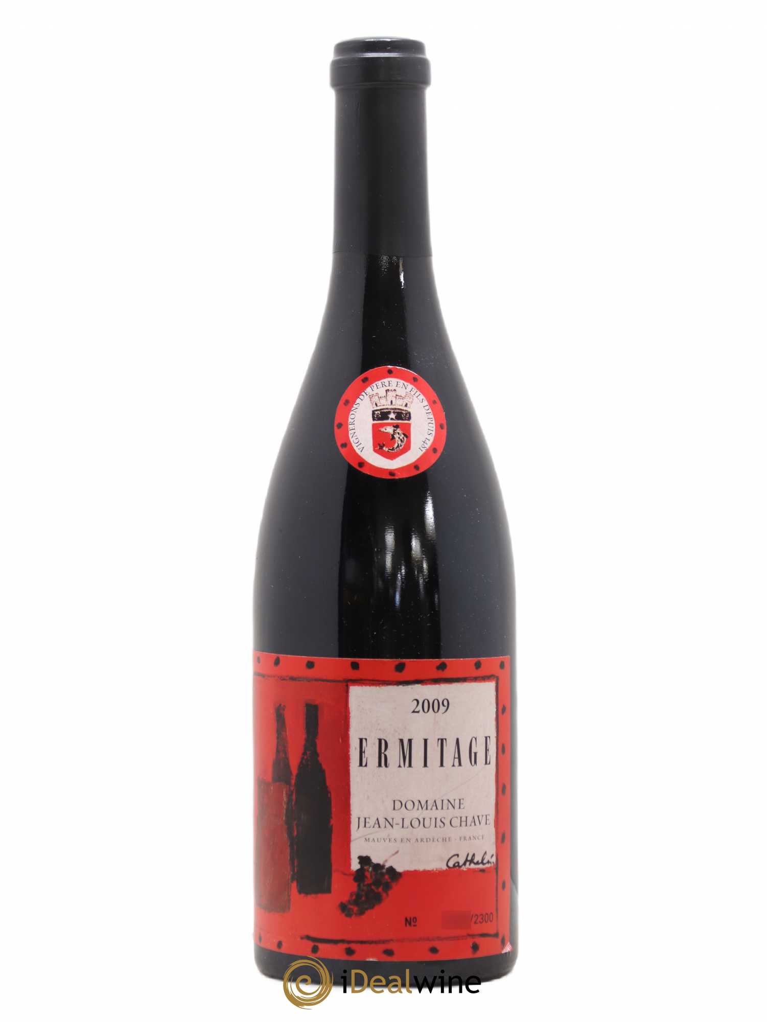 Hermitage Ermitage Cuvée Cathelin Jean-Louis Chave 2009 - Lot de 1 bouteille - 0