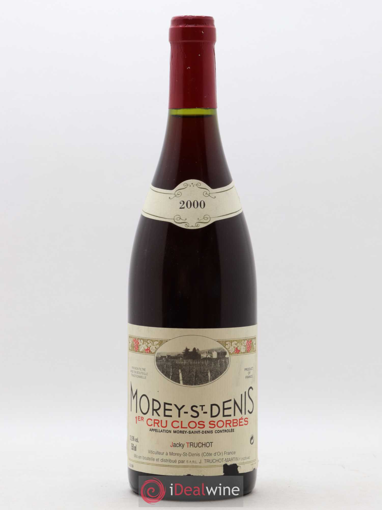 Morey-Saint-Denis 1er Cru Clos Sorbés Jacky Truchot 2000 - Lot de 1 bouteille - 0