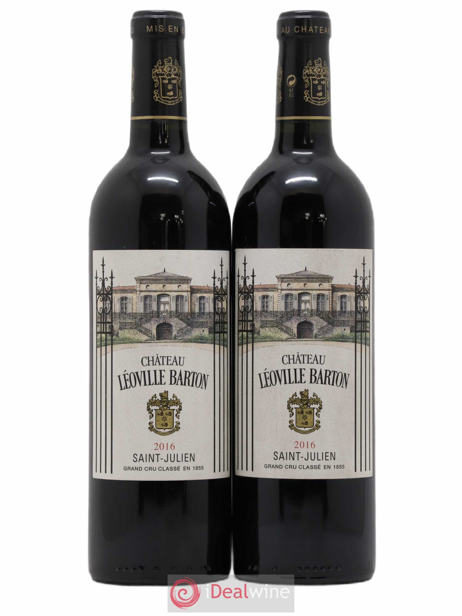 Château Léoville Barton 2ème Grand Cru Classé 2016 - Lot de 2 bouteilles - 0