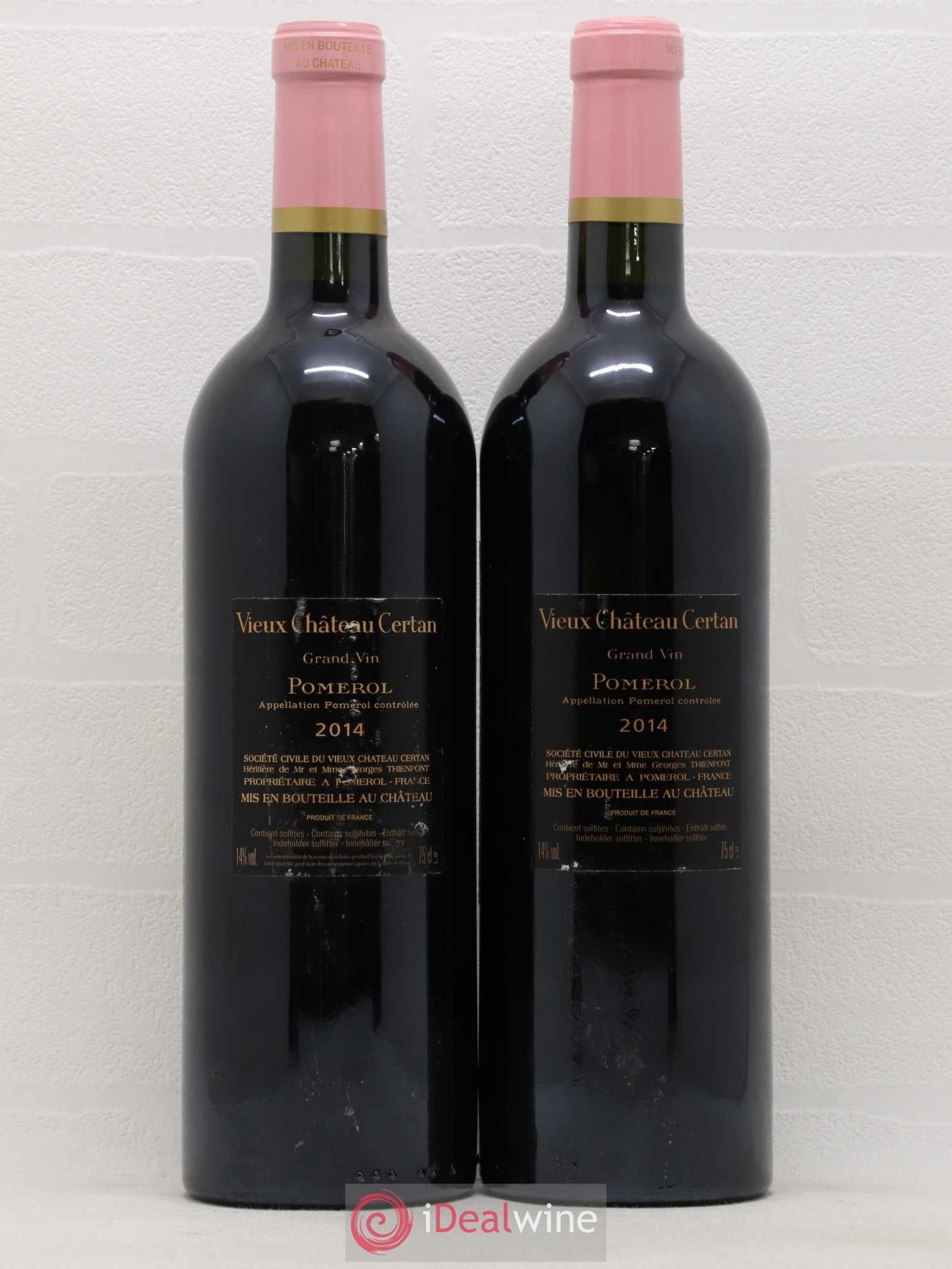 Vieux Château Certan 2014 - Lot de 2 bouteilles - 1