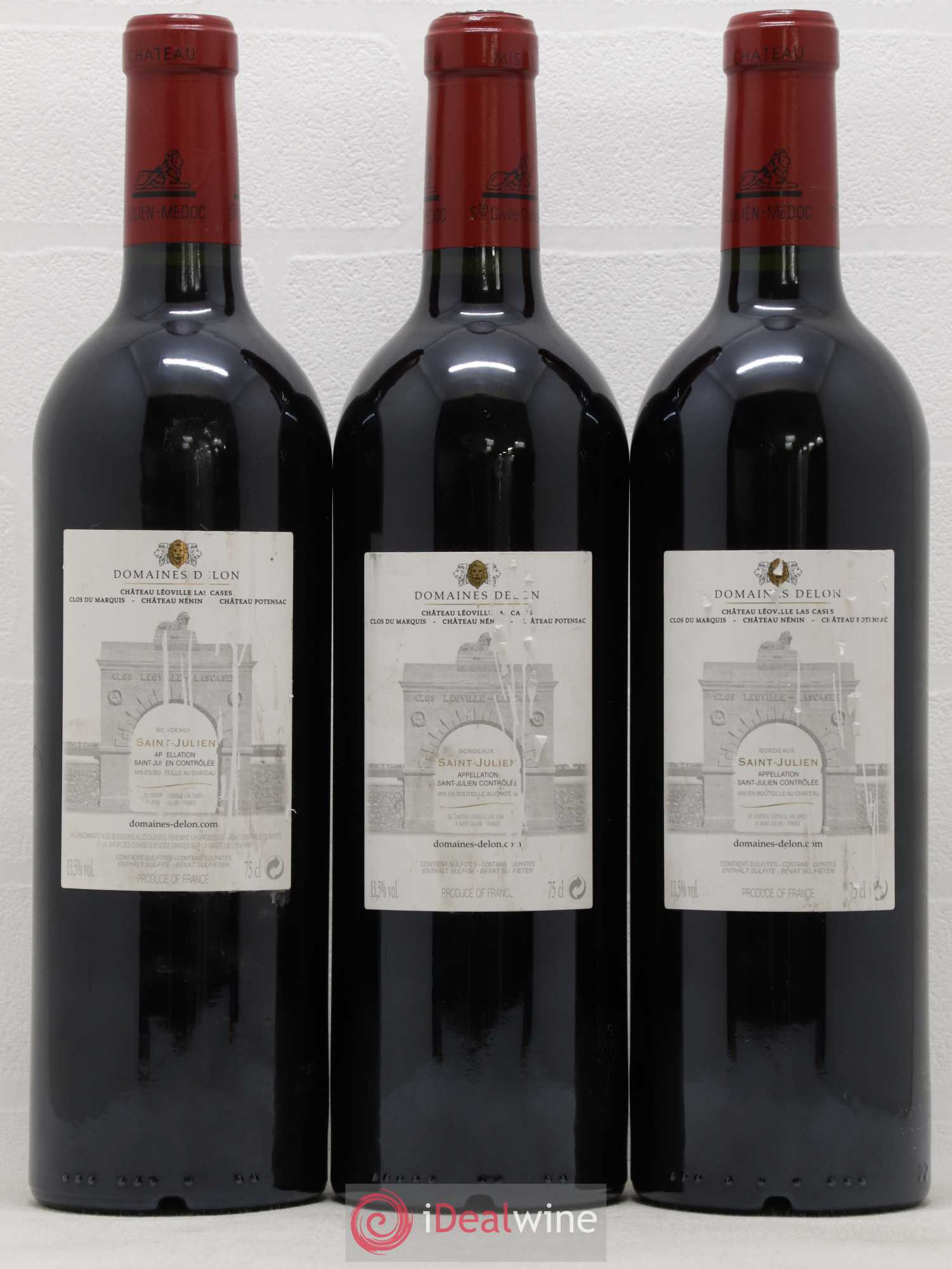 Château Léoville Las Cases 2ème Grand Cru Classé 2014 - Lot de 3 bouteilles - 1
