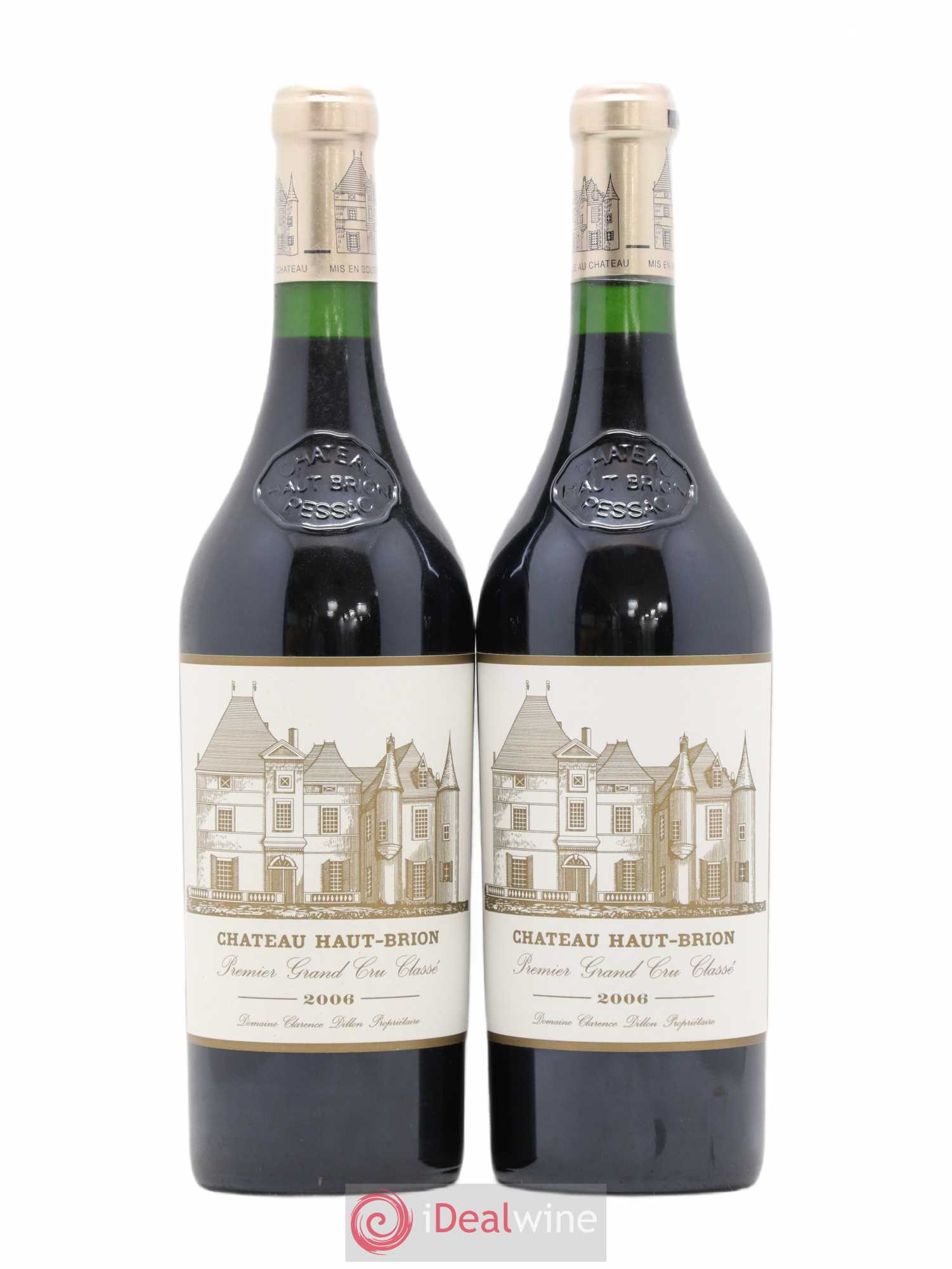 Château Haut Brion 1er Grand Cru Classé 2006 - Lot de 2 bouteilles - 0