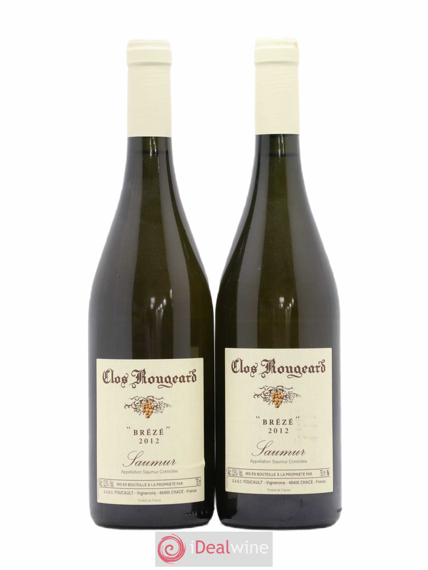 Saumur Brézé Clos Rougeard 2012 - Lot de 2 bouteilles - 0