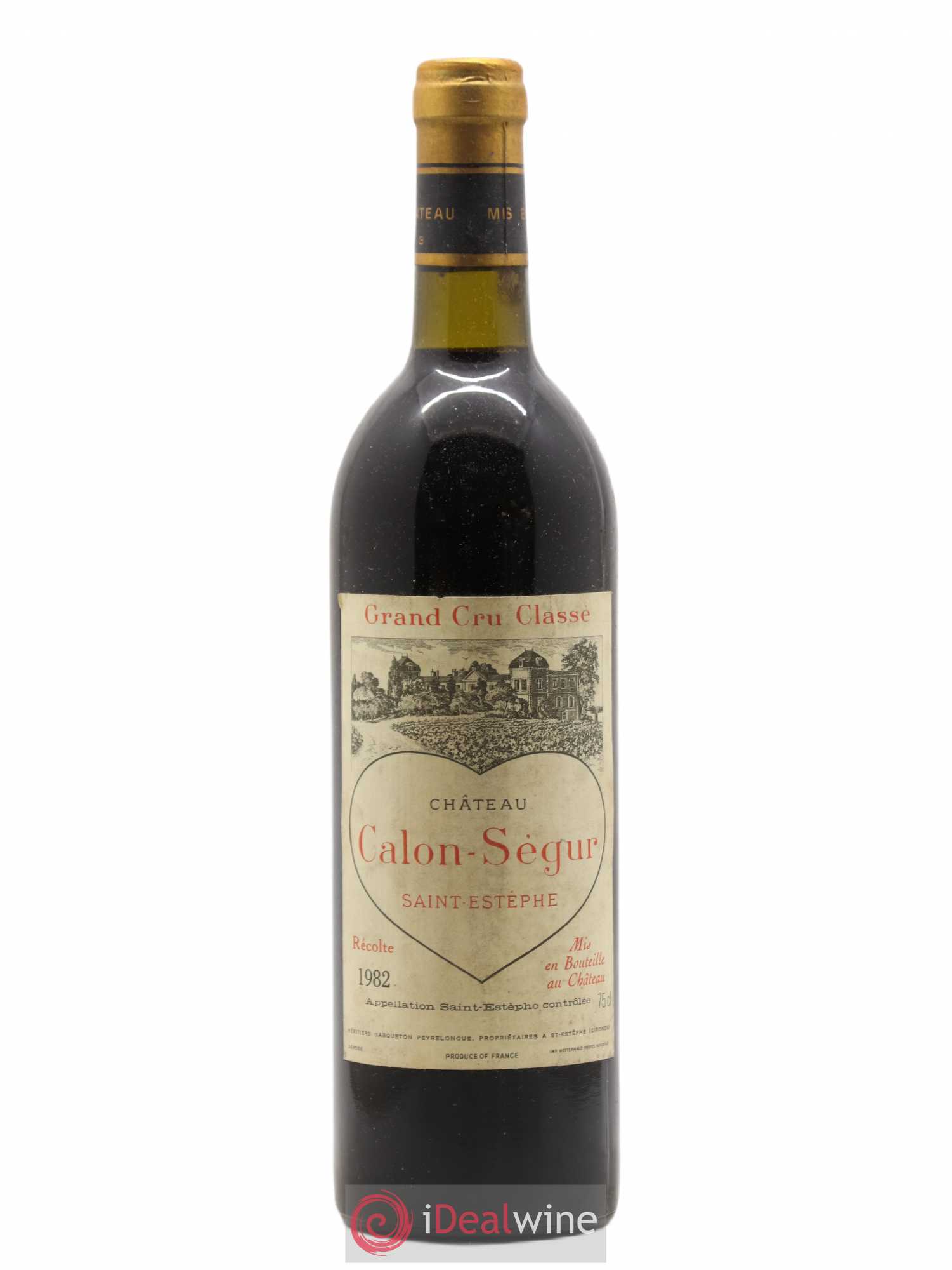 Château Calon Ségur 3ème Grand Cru Classé 1982 - Lot de 1 bouteille - 0