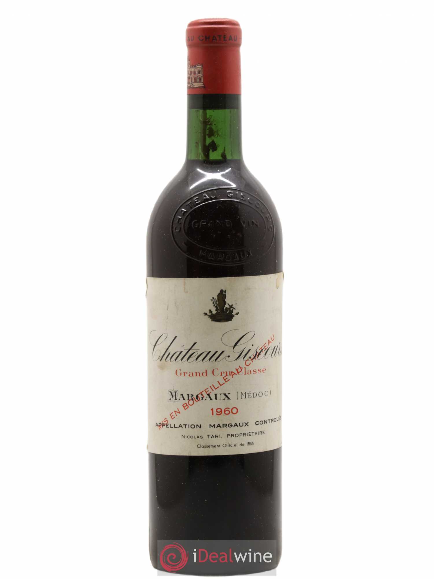 Château Giscours 3ème Grand Cru Classé 1960 - Lot de 1 bouteille - 0