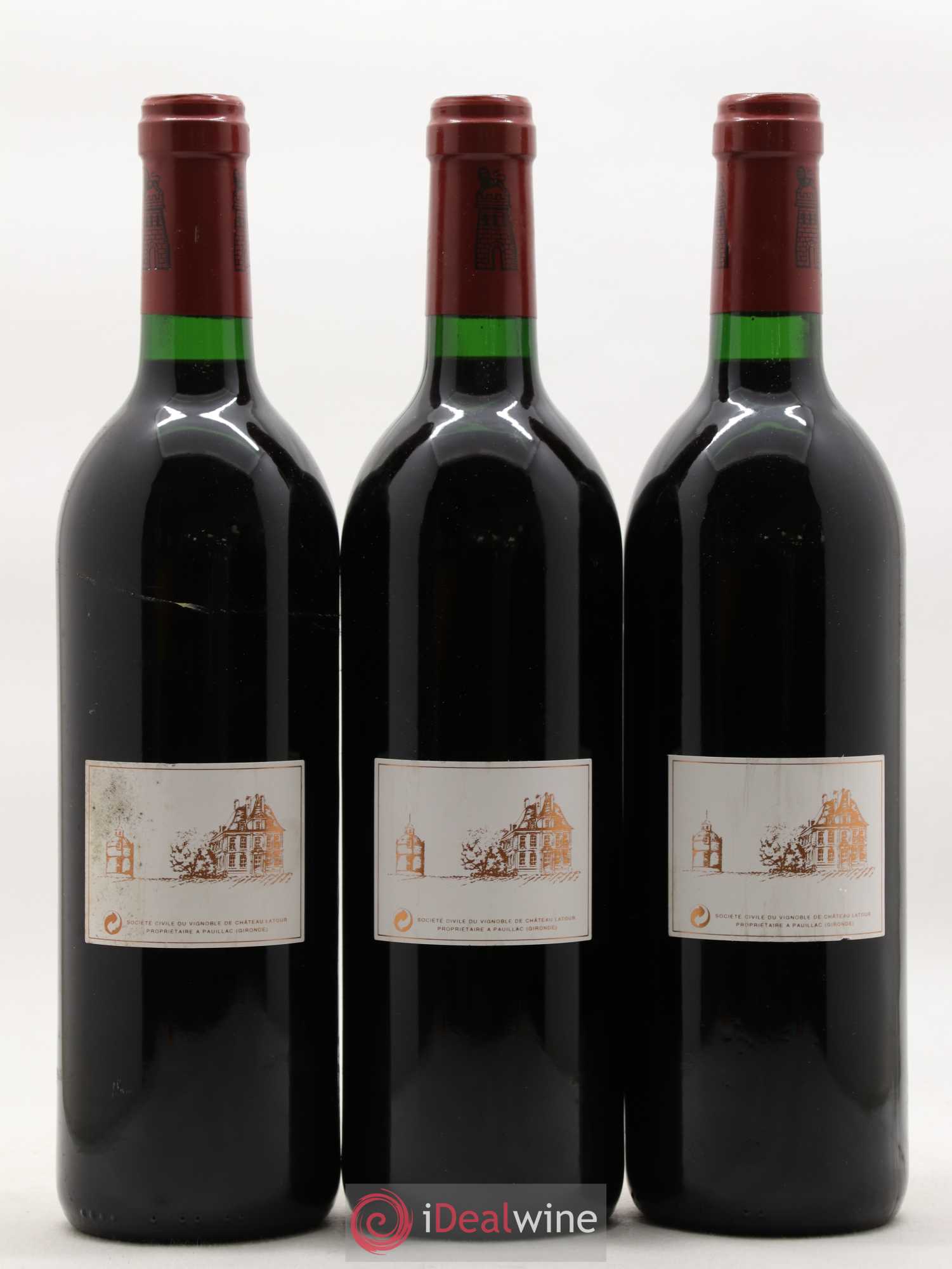 Château Latour 1er Grand Cru Classé 1994 - Lot de 3 bouteilles - 1