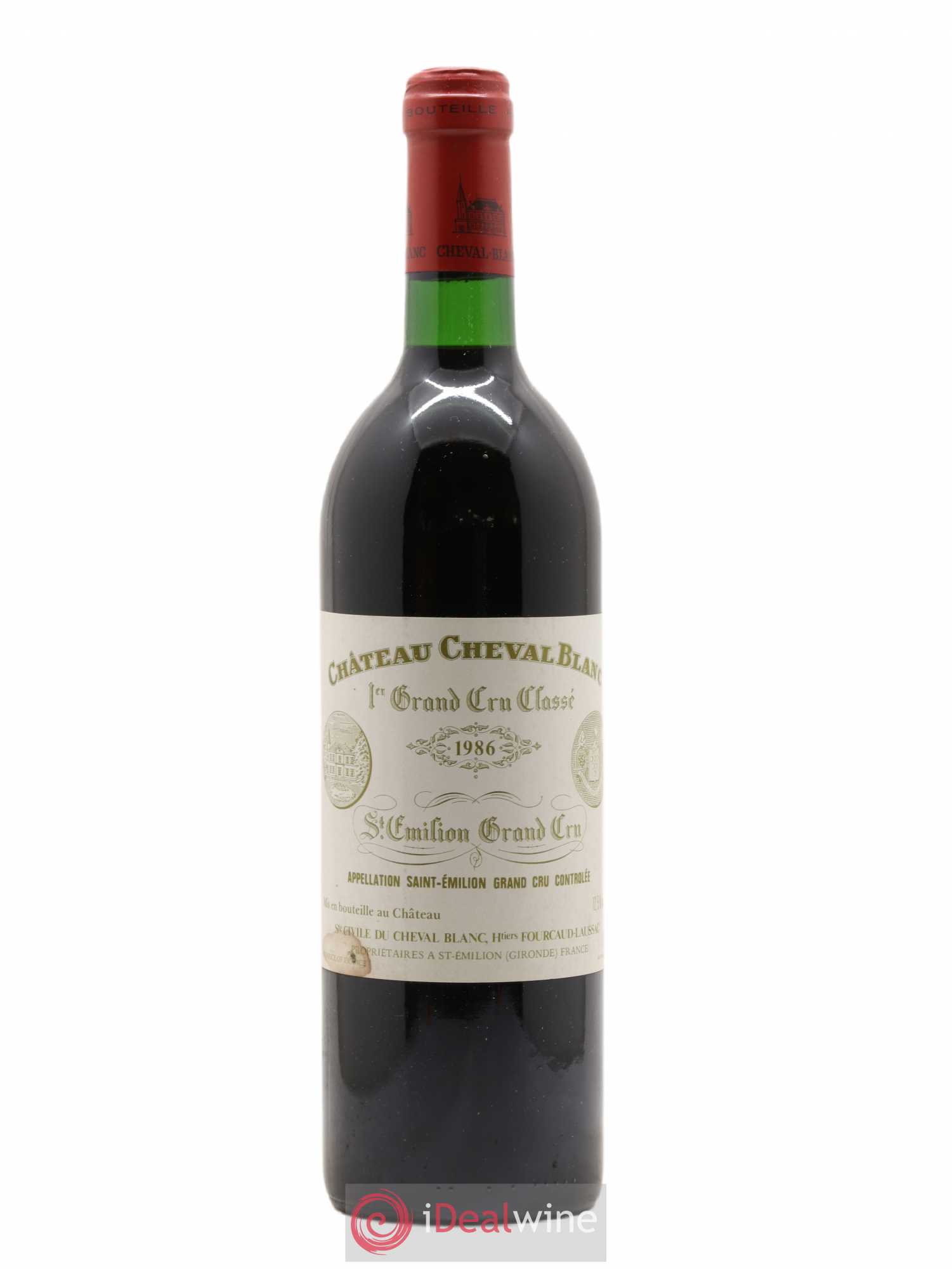 Château Cheval Blanc 1er Grand Cru Classé A 1986 - Lot de 1 bouteille - 0