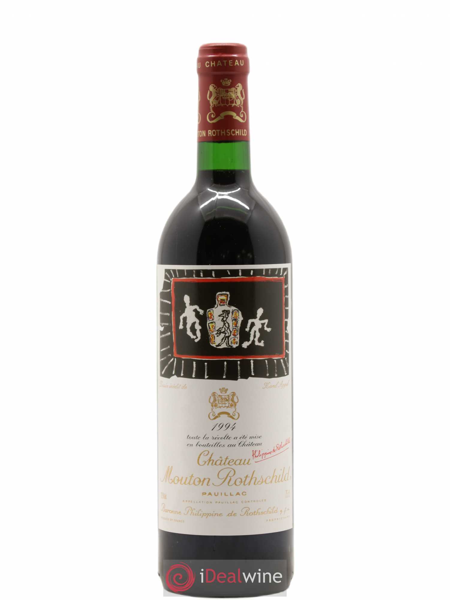 Château Mouton Rothschild 1er Grand Cru Classé 1994 - Lot de 1 bouteille - 0