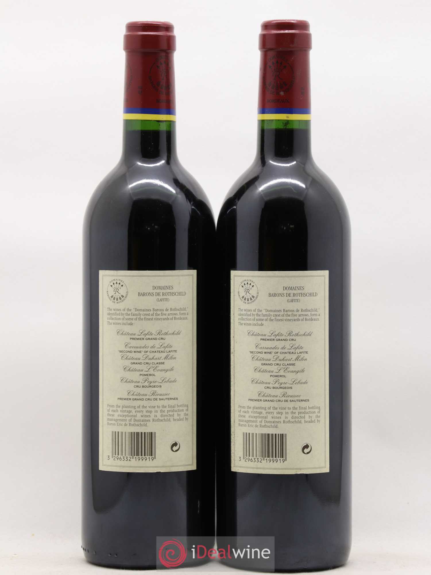 Carruades de Lafite Rothschild Second Vin 1999 - Lot de 2 bouteilles - 1