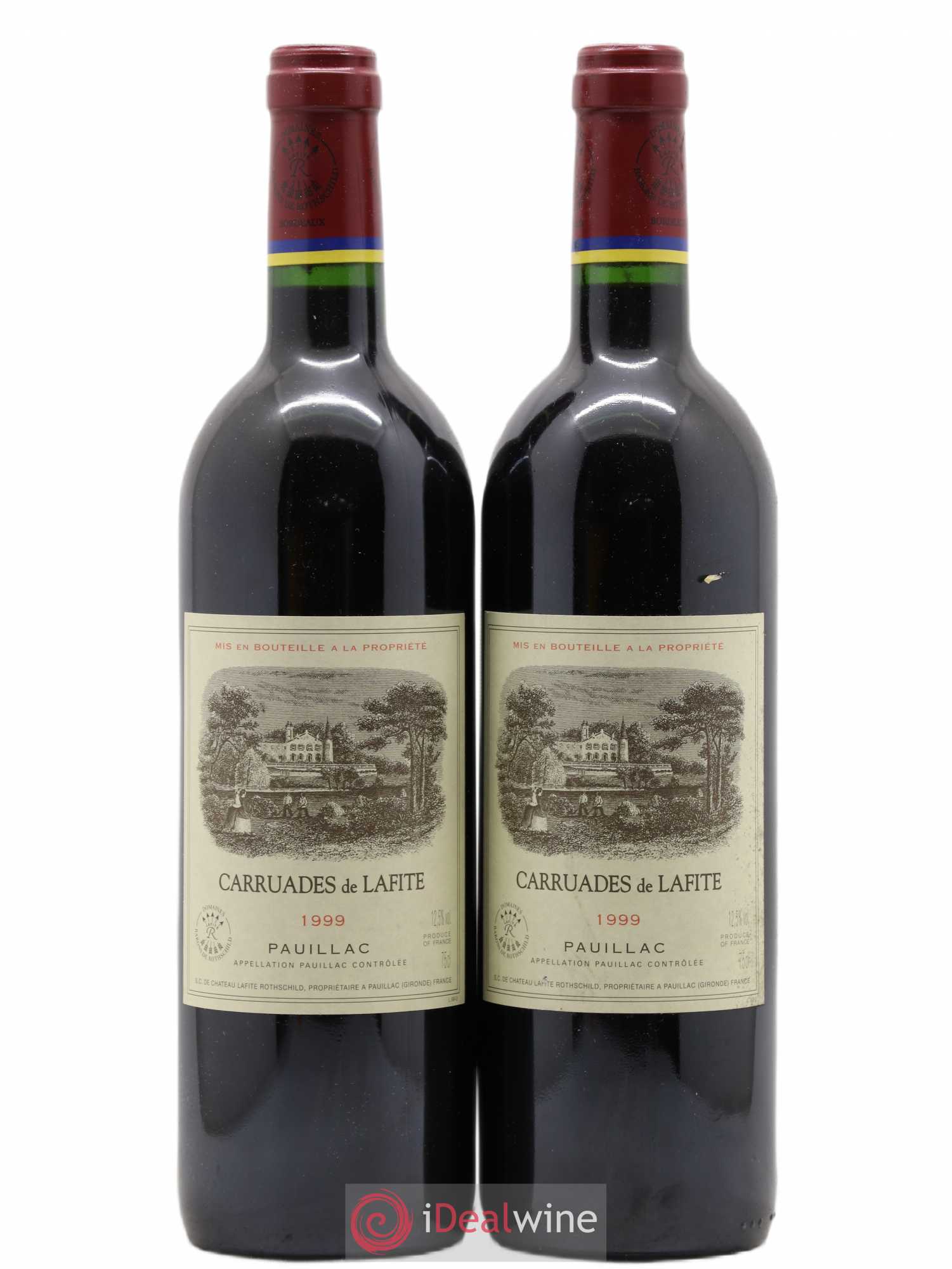 Carruades de Lafite Rothschild Second Vin 1999 - Lot de 2 bouteilles - 0