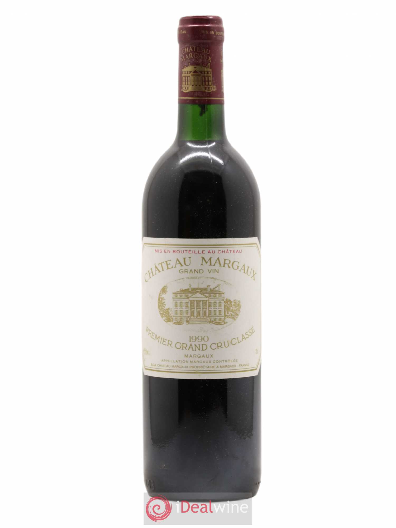 Château Margaux 1er Grand Cru Classé 1990 - Lot de 1 bouteille - 0