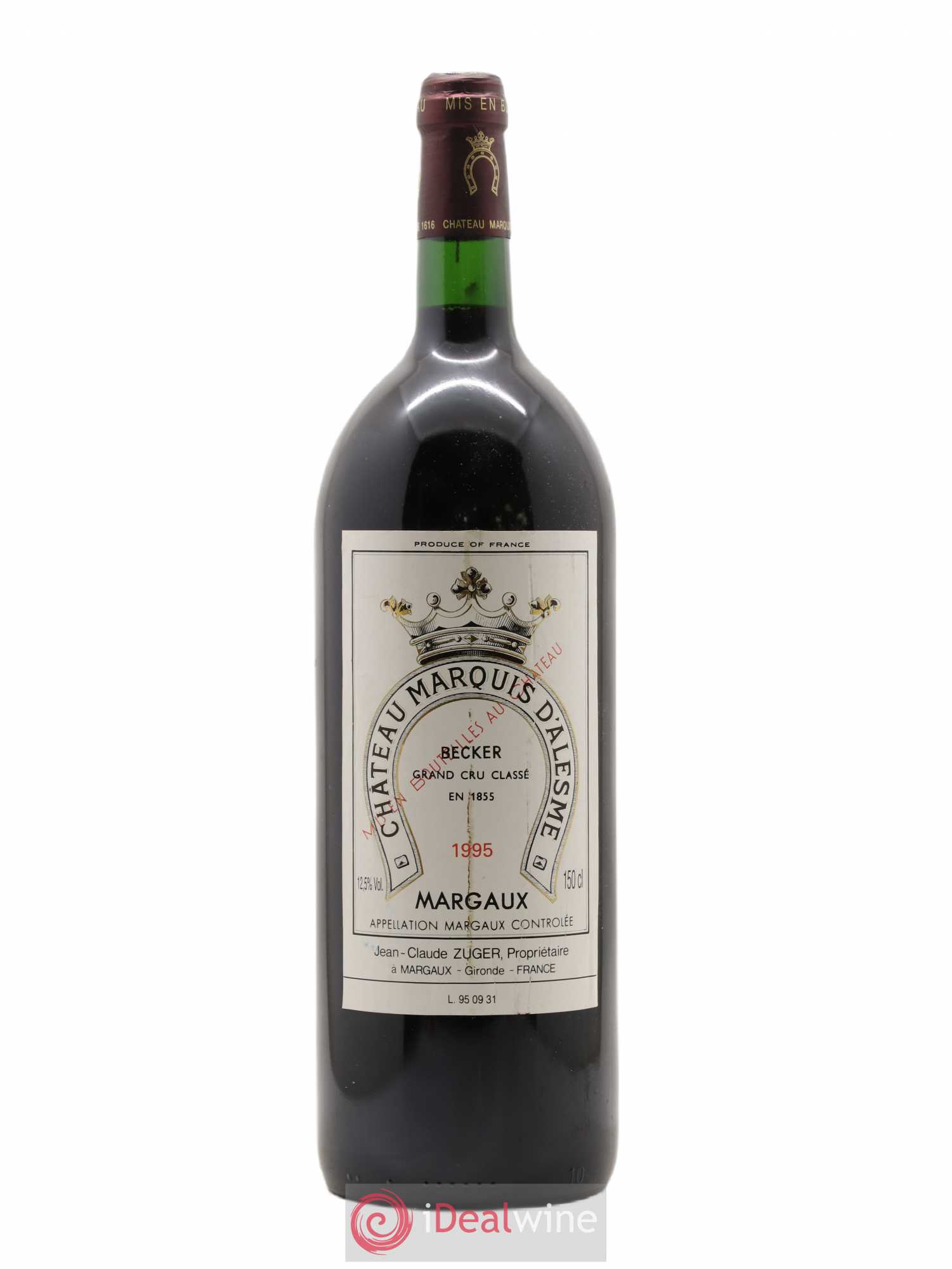 Château Marquis d'Alesme 1995 - Lot de 1 magnum - 0