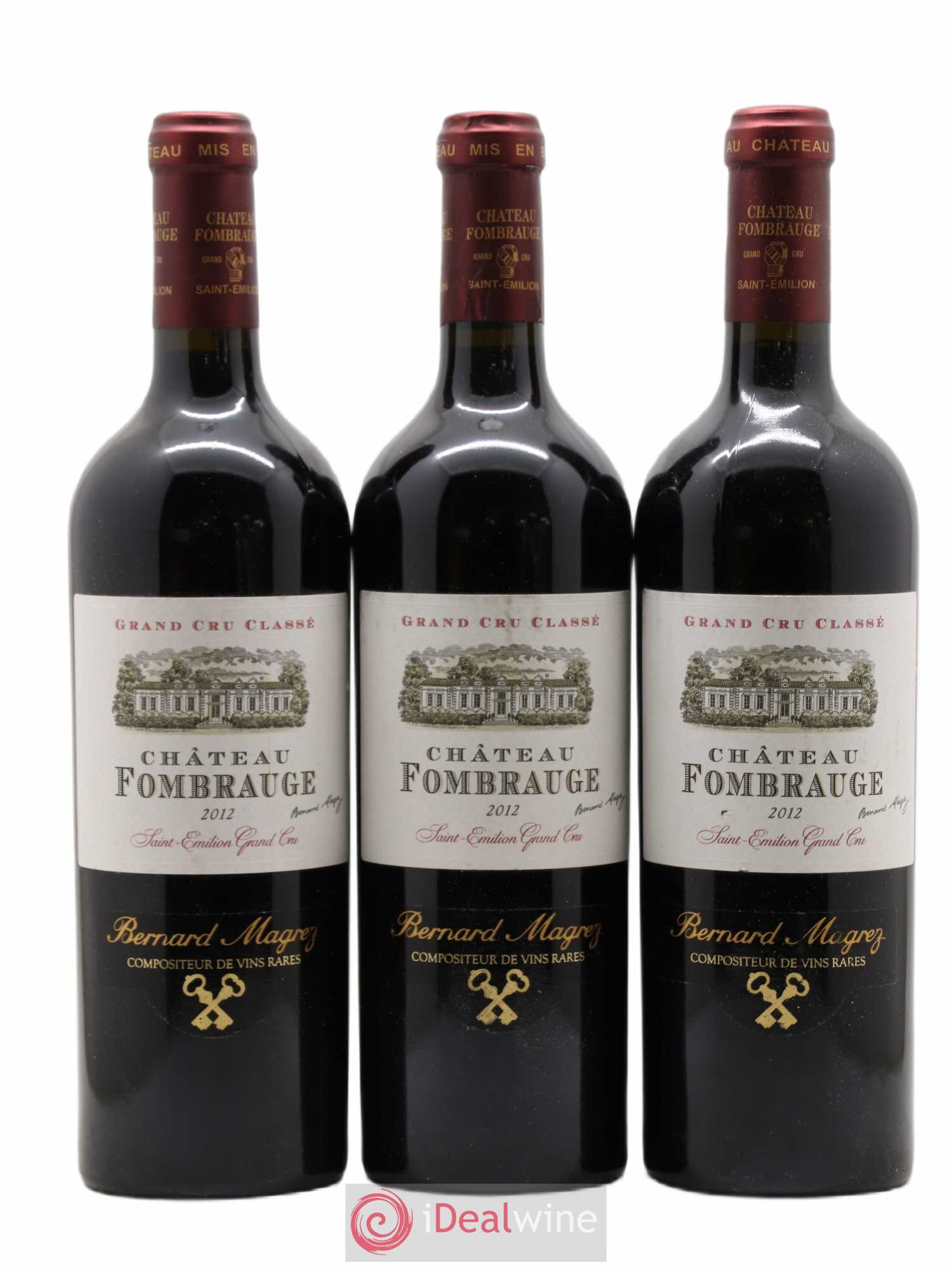 Château Fombrauge Grand Cru Classé 2012 - Lot de 3 bouteilles - 0