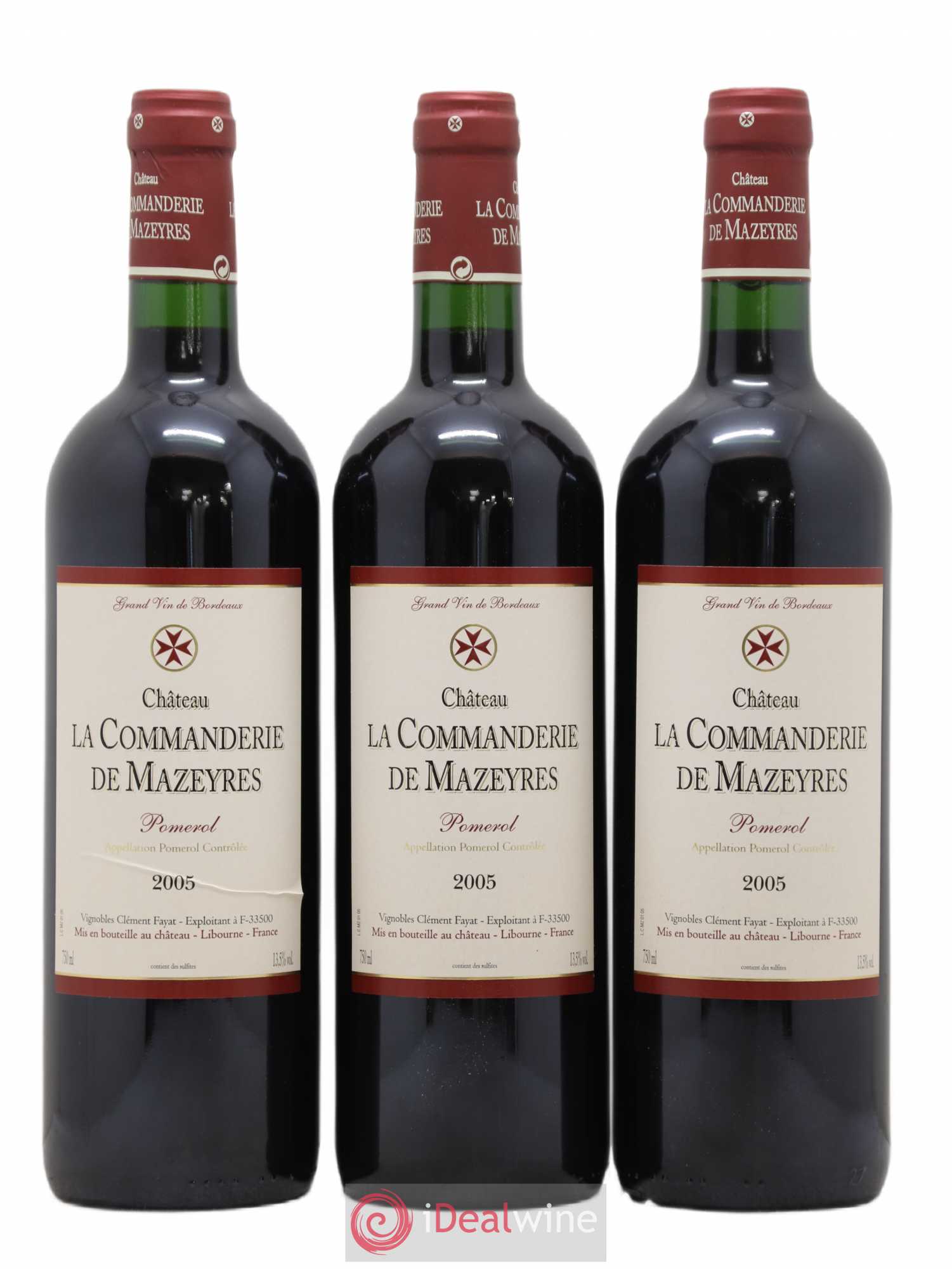 Château La Commanderie de Mazeyres 2005 - Lot de 6 bouteilles - 2