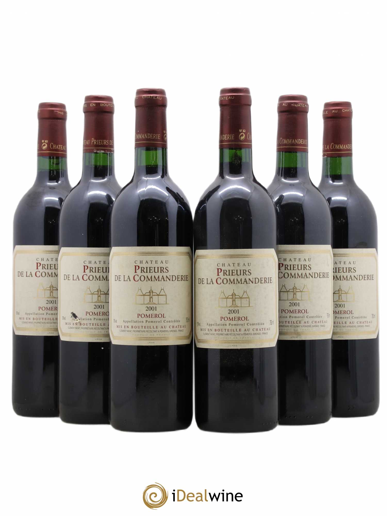 Pomerol 2001 - Posten von 6 Flaschen - 0