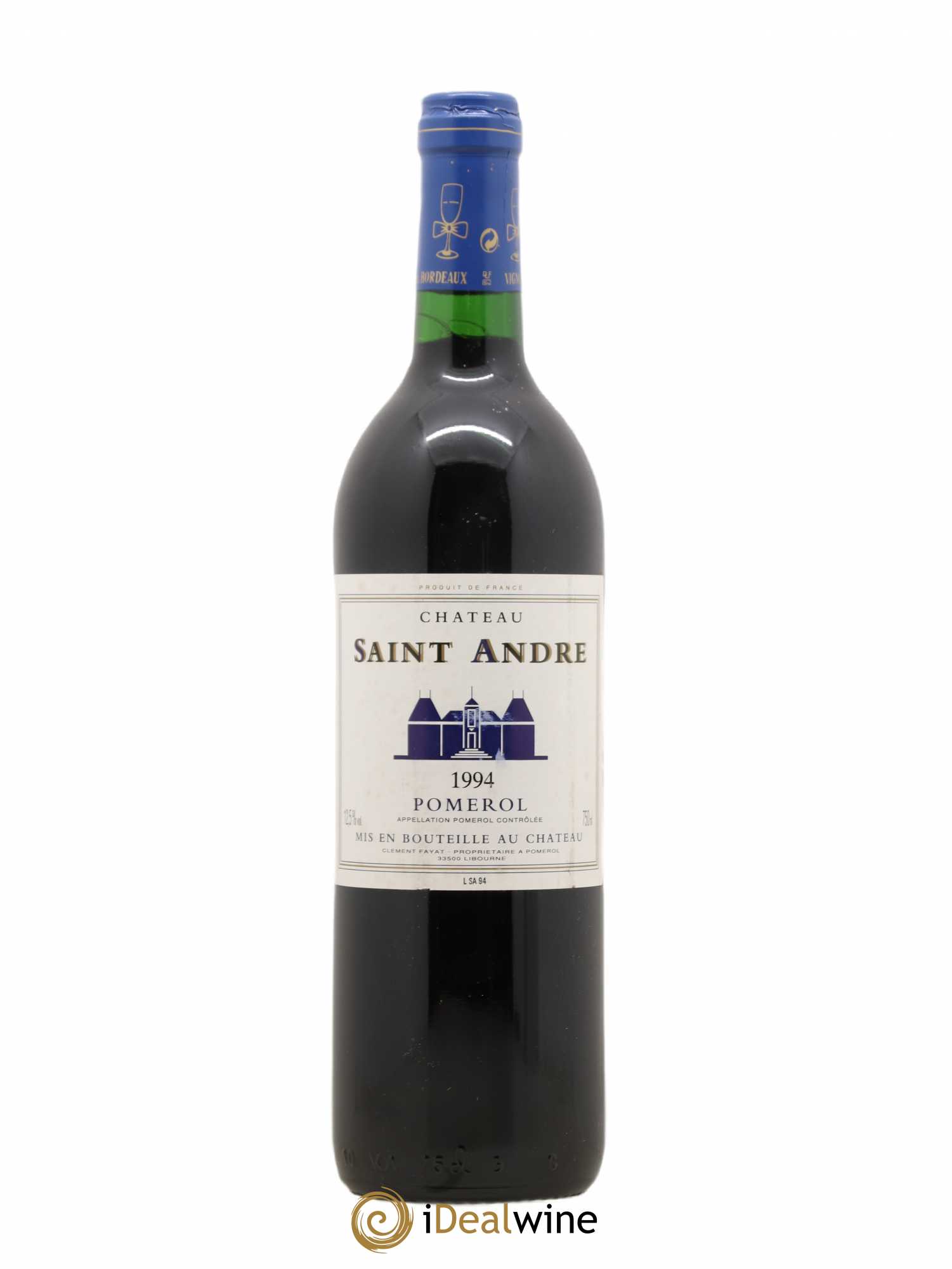 Pomerol Château Saint André 1994 - Lot de 1 bouteille - 0
