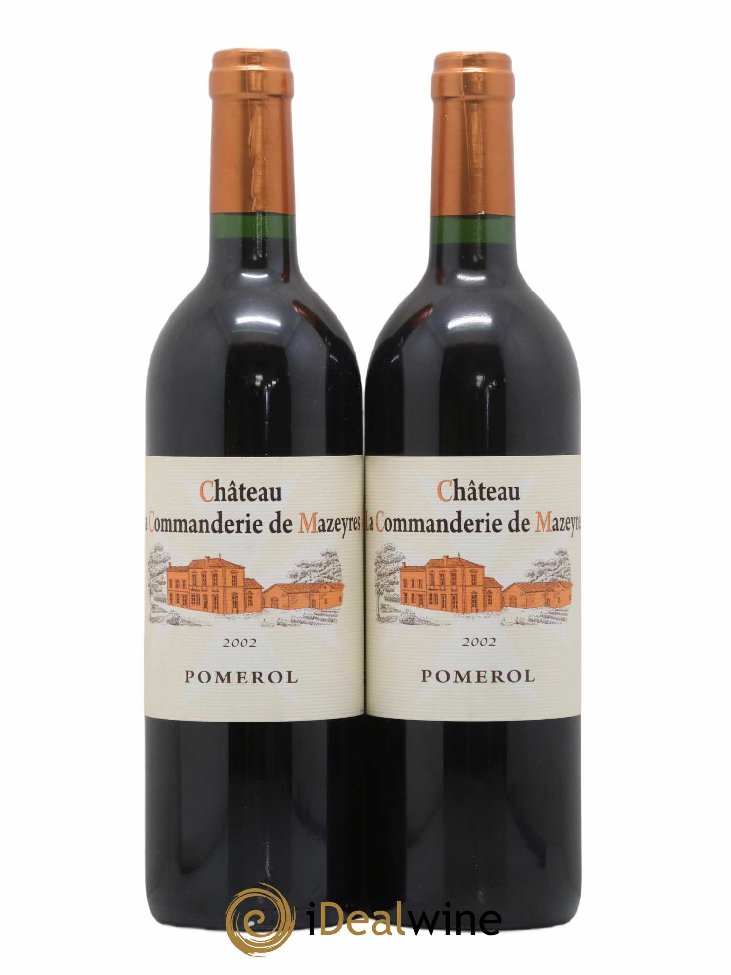Château La Commanderie de Mazeyres 2002 - Lot de 2 bouteilles - 0