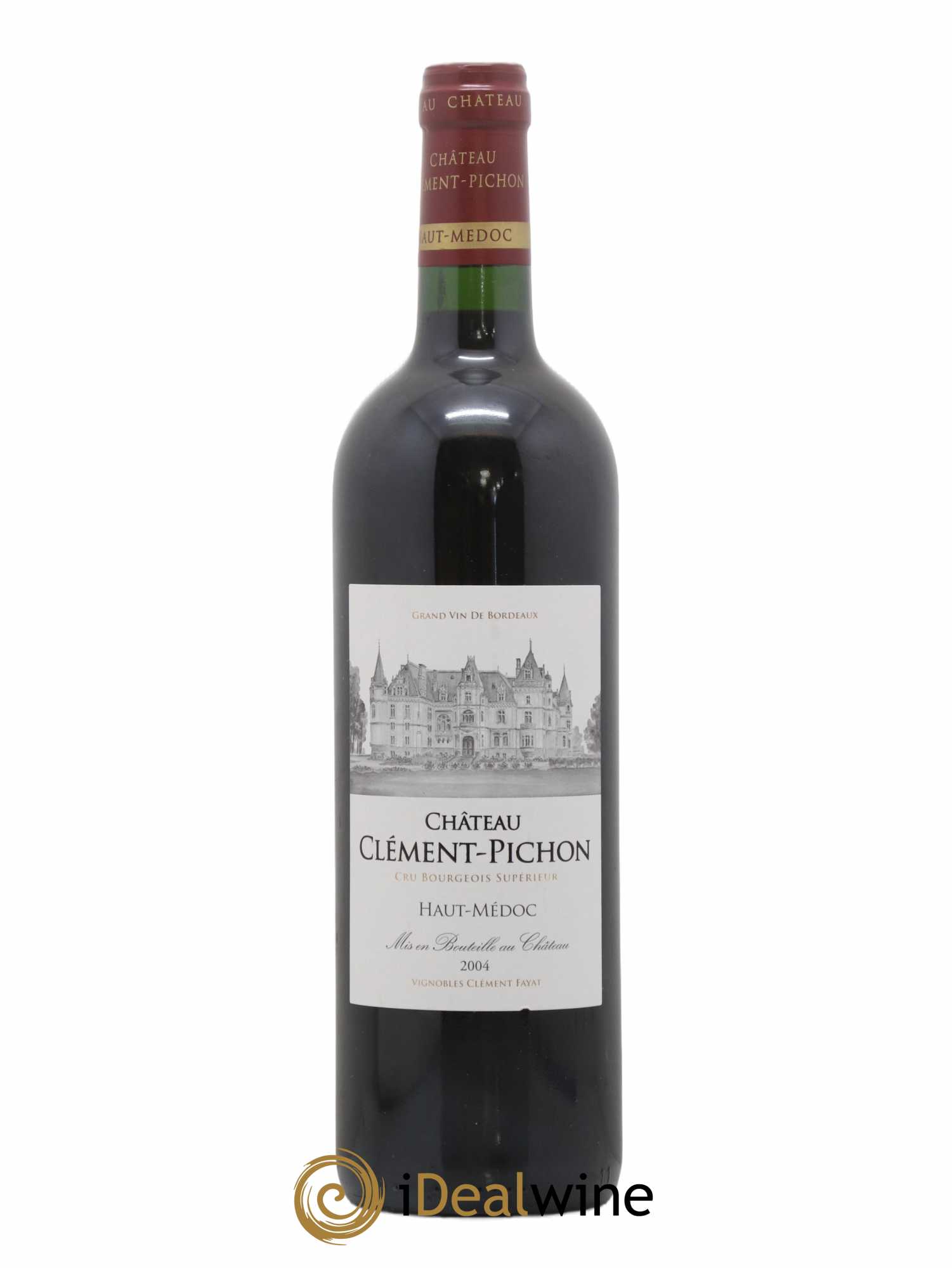 Château Clément-Pichon Cru Bourgeois 2004 - Lot de 1 bouteille - 0