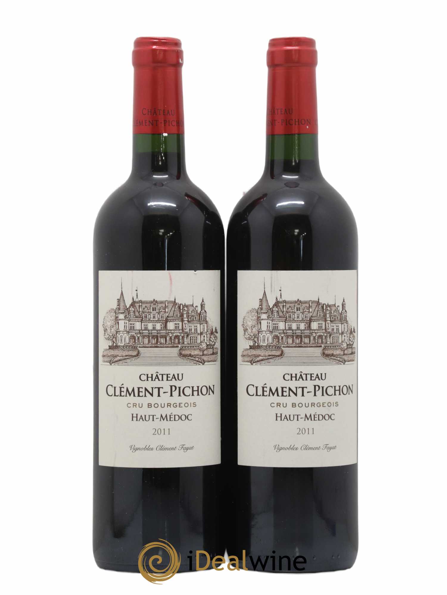 Château Clément-Pichon Cru Bourgeois 2011 - Lot of 2 bottles - 0