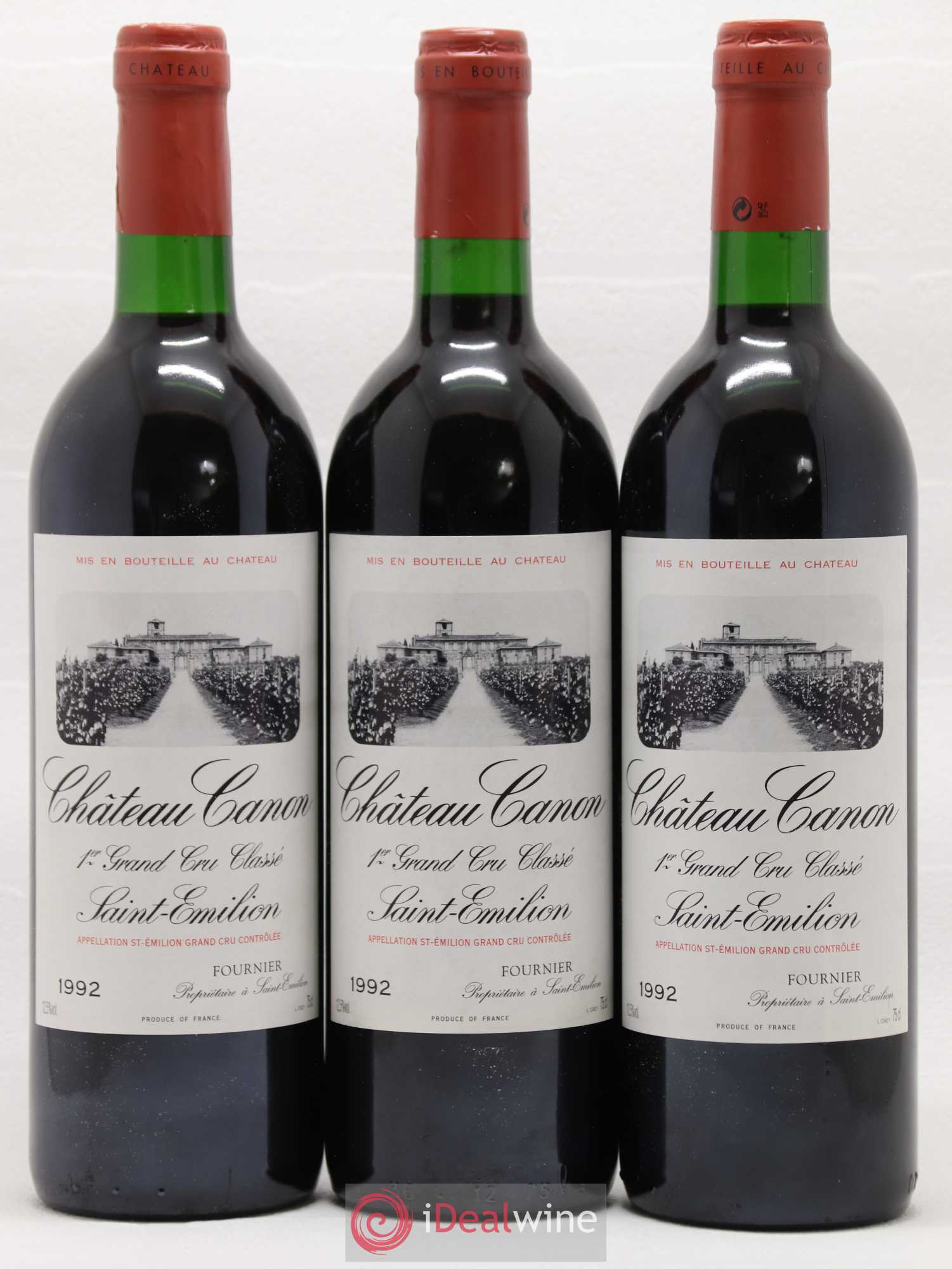 Château Canon 1er Grand Cru Classé B 1992 - Lot de 6 bouteilles - 1