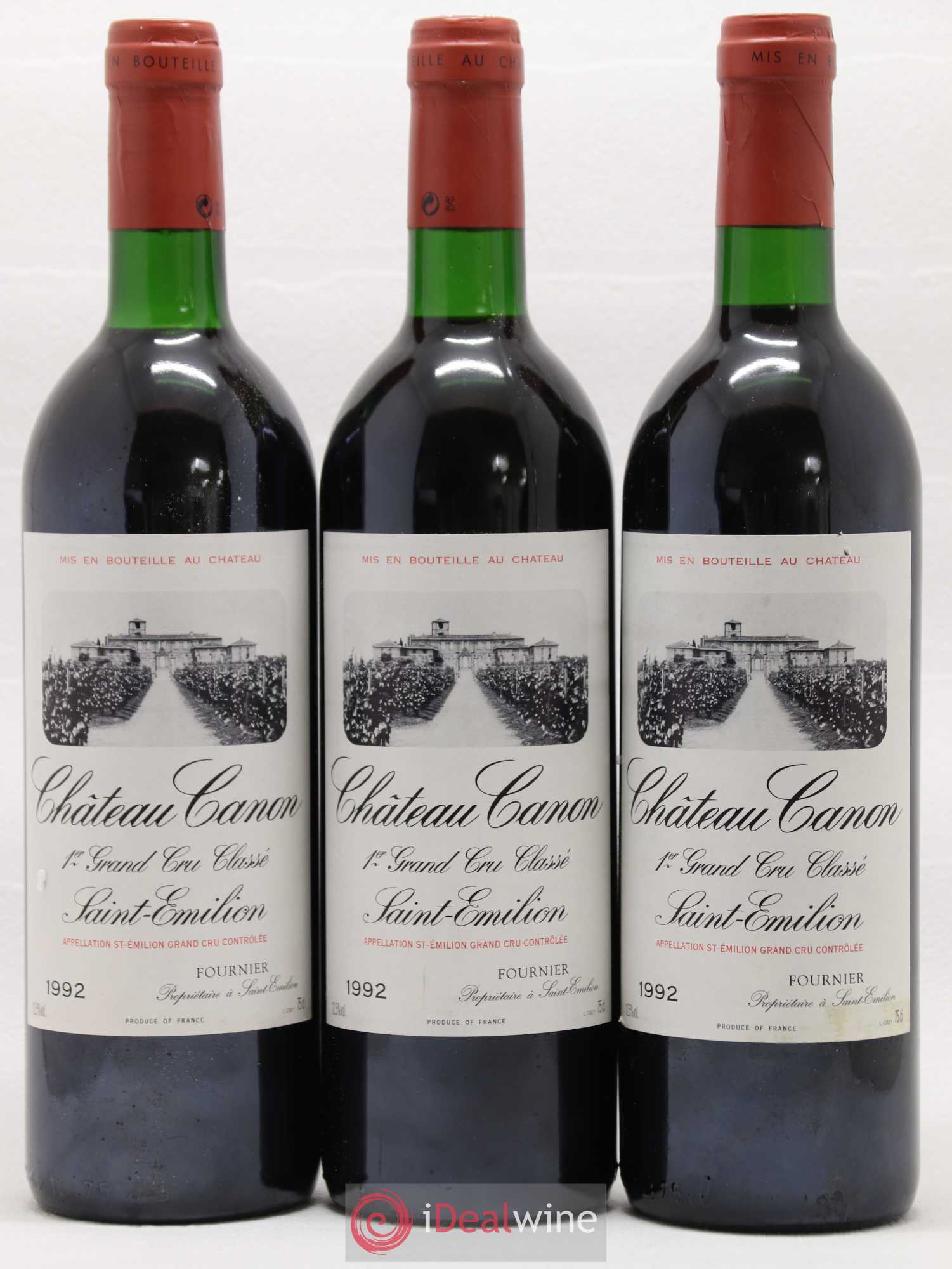 Château Canon 1er Grand Cru Classé B 1992 - Lot de 6 bouteilles - 2
