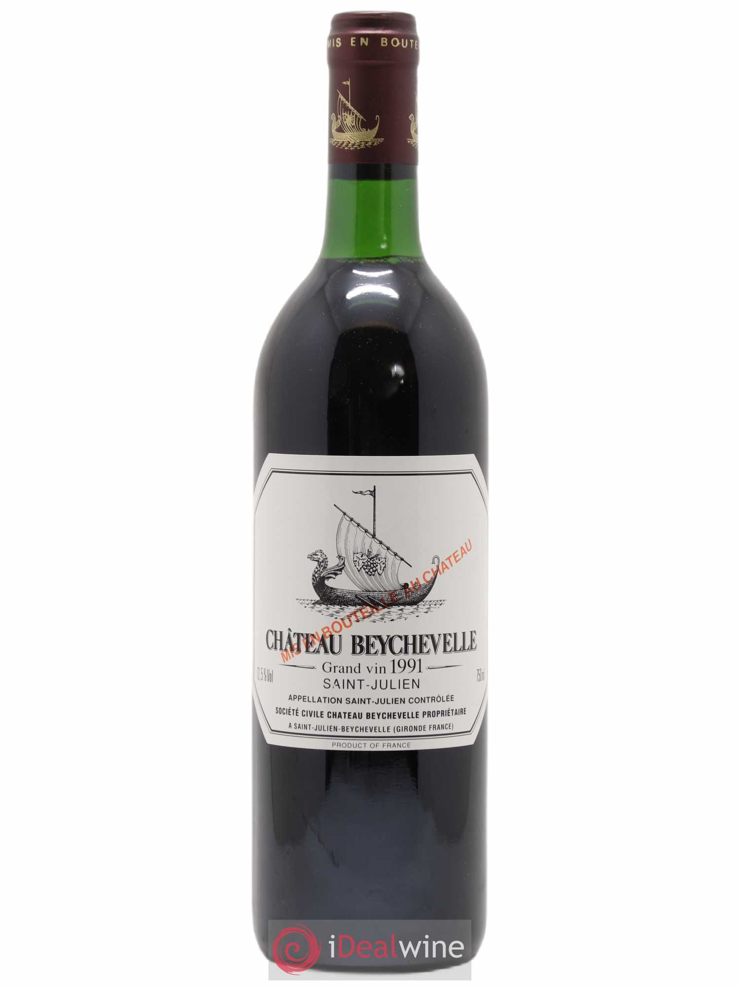 Château Beychevelle 4ème Grand Cru Classé 1991 - Lot de 1 bouteille - 0