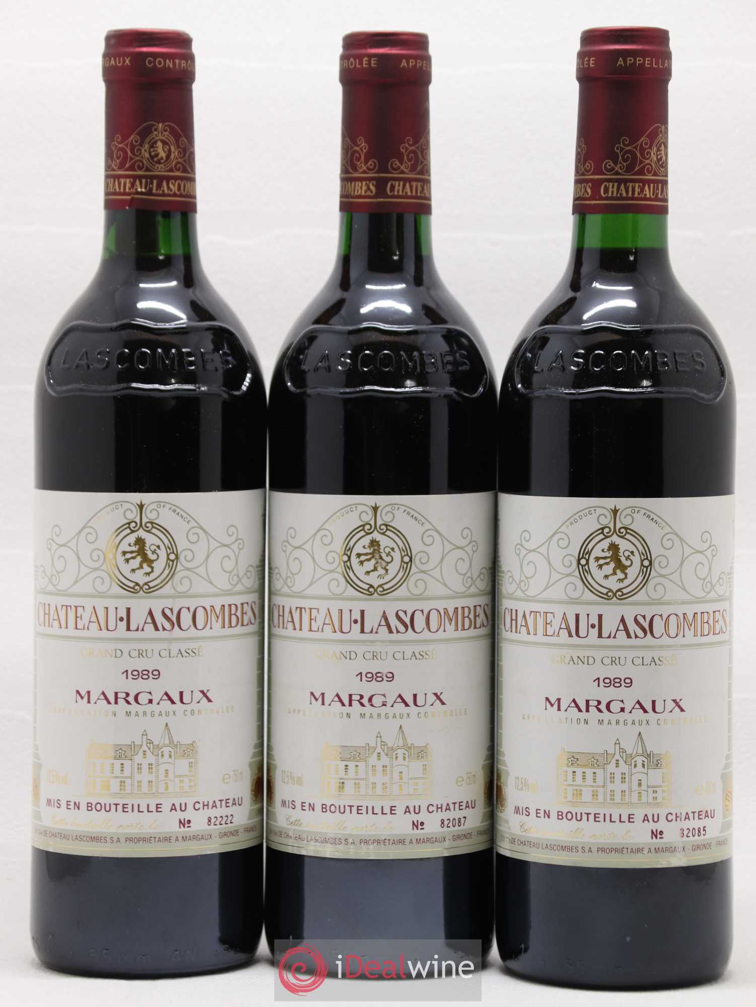 Château Lascombes 2ème Grand Cru Classé 1989 - Lot de 6 bouteilles - 2