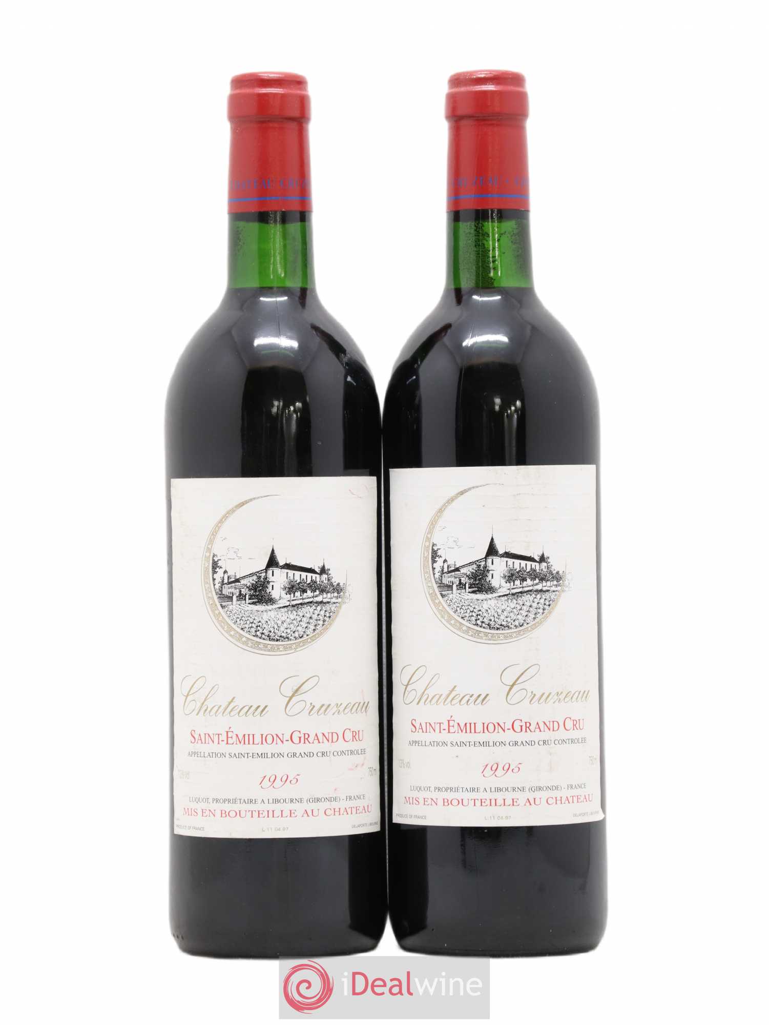Château Cruzeau 1995 - Lot de 2 bouteilles - 0