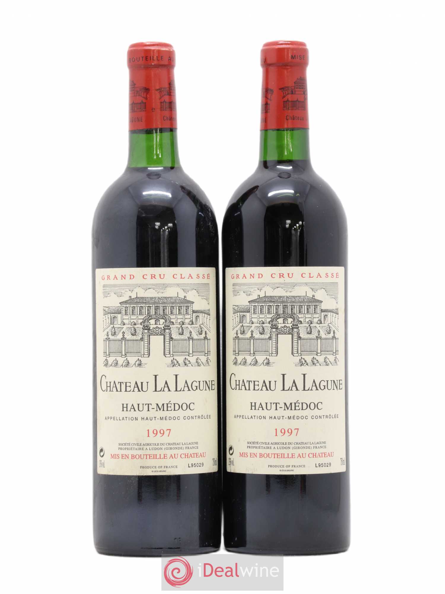 Château la Lagune 3ème Grand Cru Classé 1997 - Lot de 2 bouteilles - 0