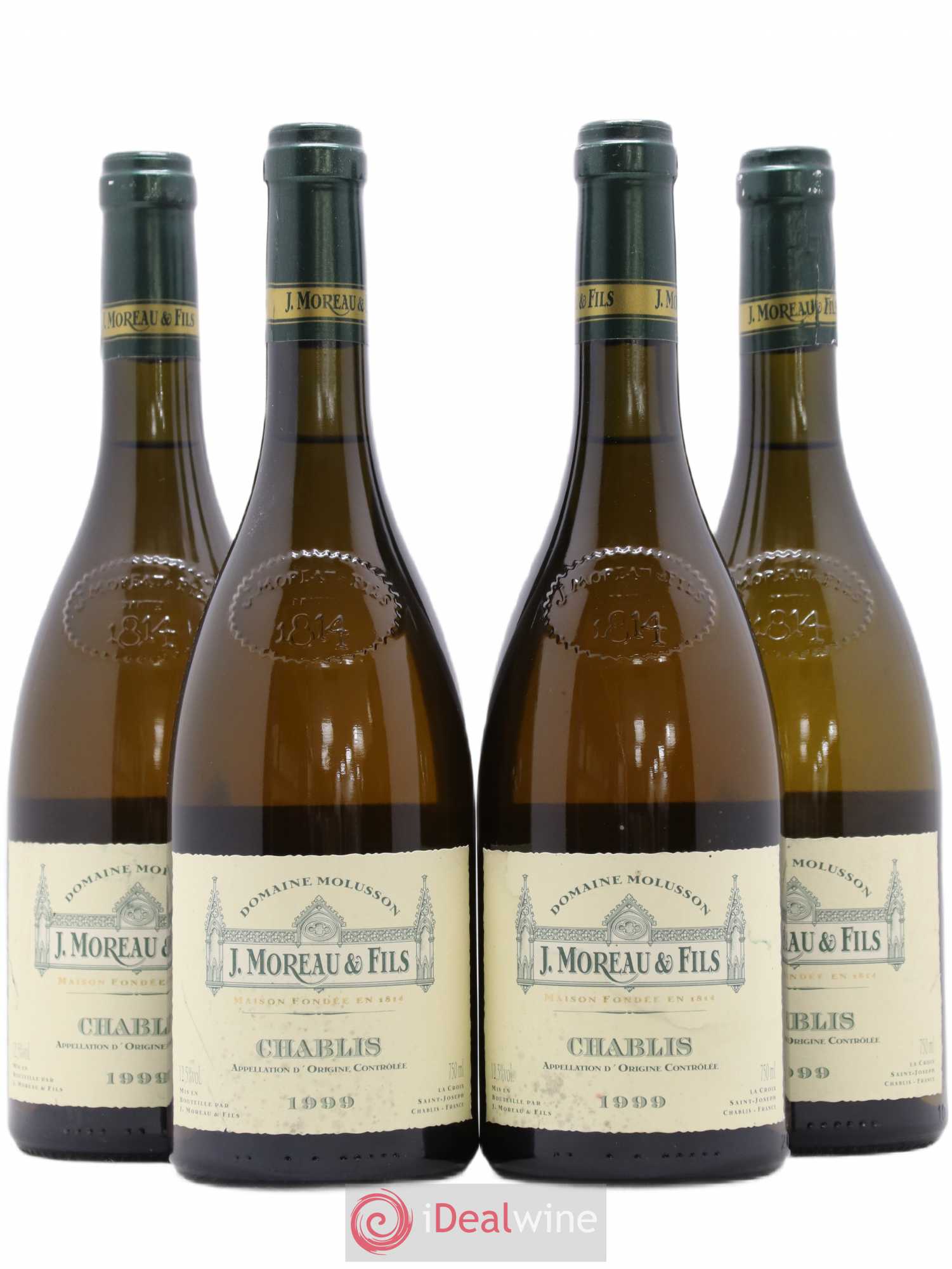 Chablis Domaine Molusson 1999 - Posten von 4 Flaschen - 0
