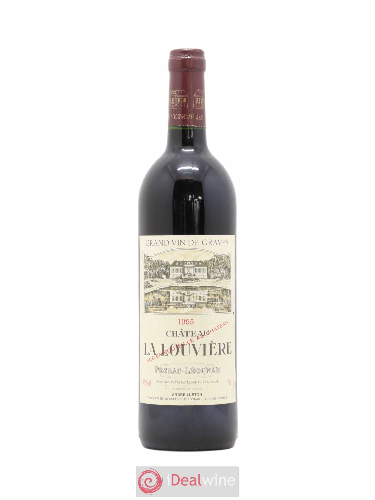 Château la Louvière 1995 - Lot de 1 bouteille - 0