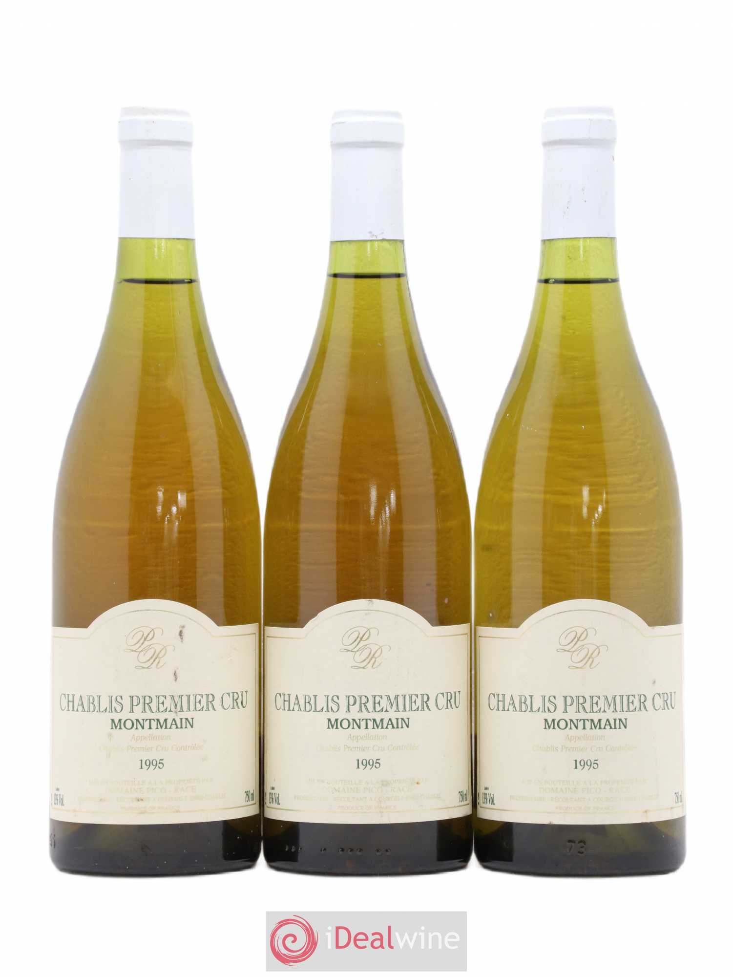 Chablis 1er Cru Montmain Domaine Pico Race 1995 - Posten von 3 Flaschen - 0