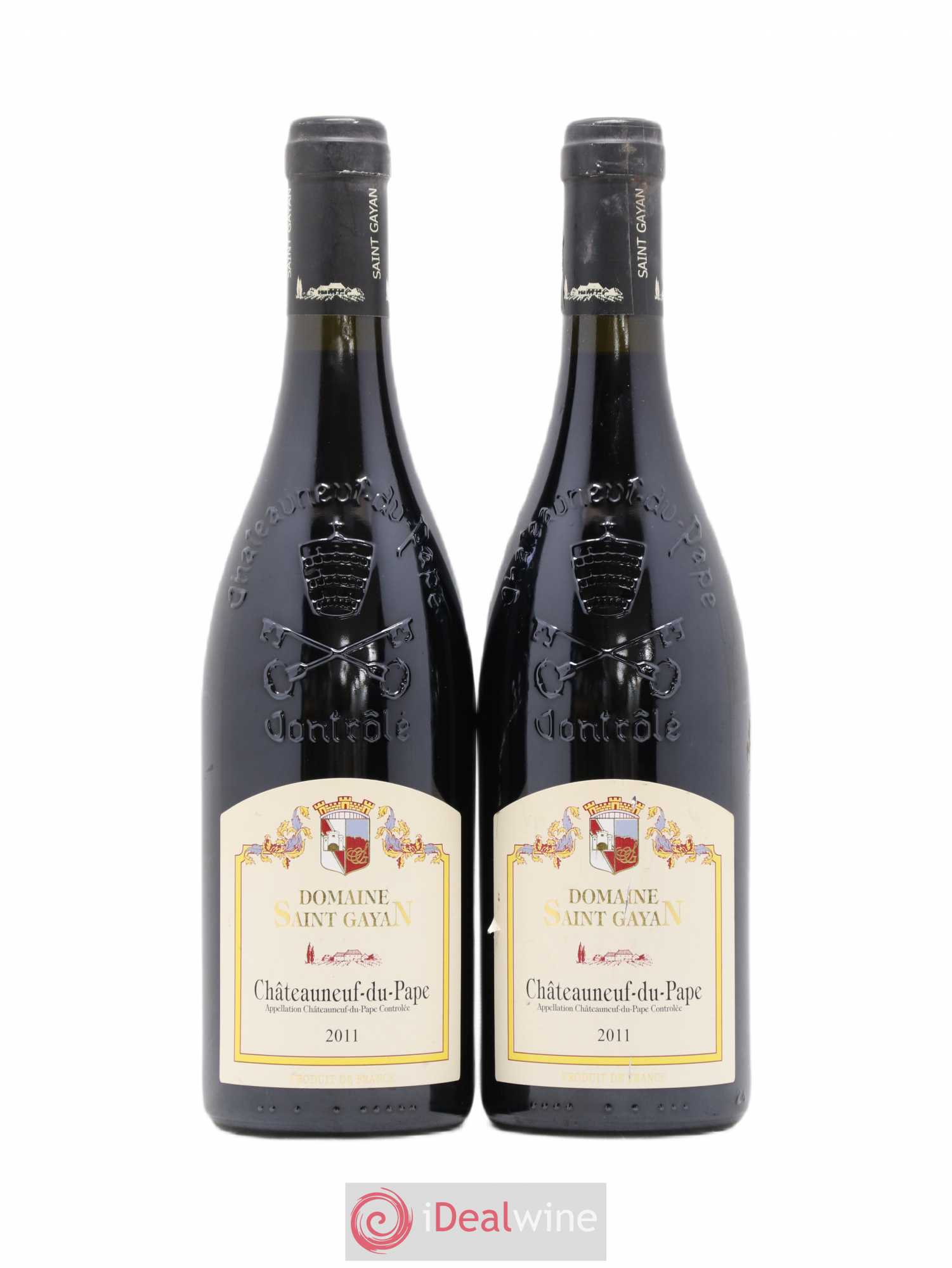 Châteauneuf-du-Pape Domaine Saint Gayan 2011 - Posten von 2 Flaschen - 0