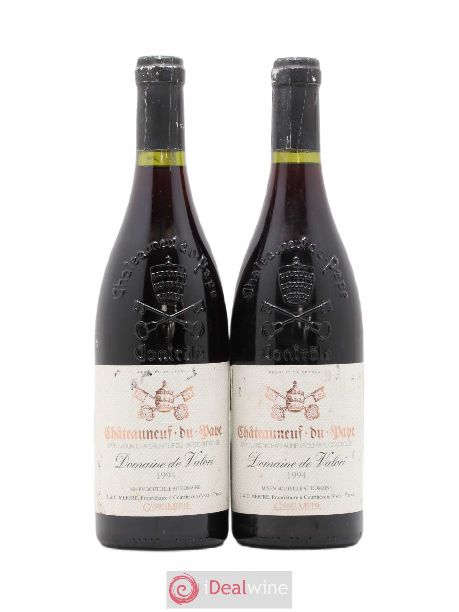 Châteauneuf-du-Pape Domaine de Valori 1994 - Lot de 2 bouteilles - 0
