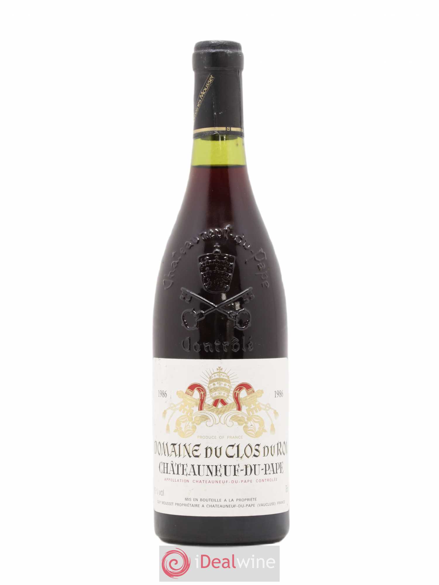 Châteauneuf-du-Pape Domaine du Clos du Roi 1986 - Posten von 1 Flasche - 0