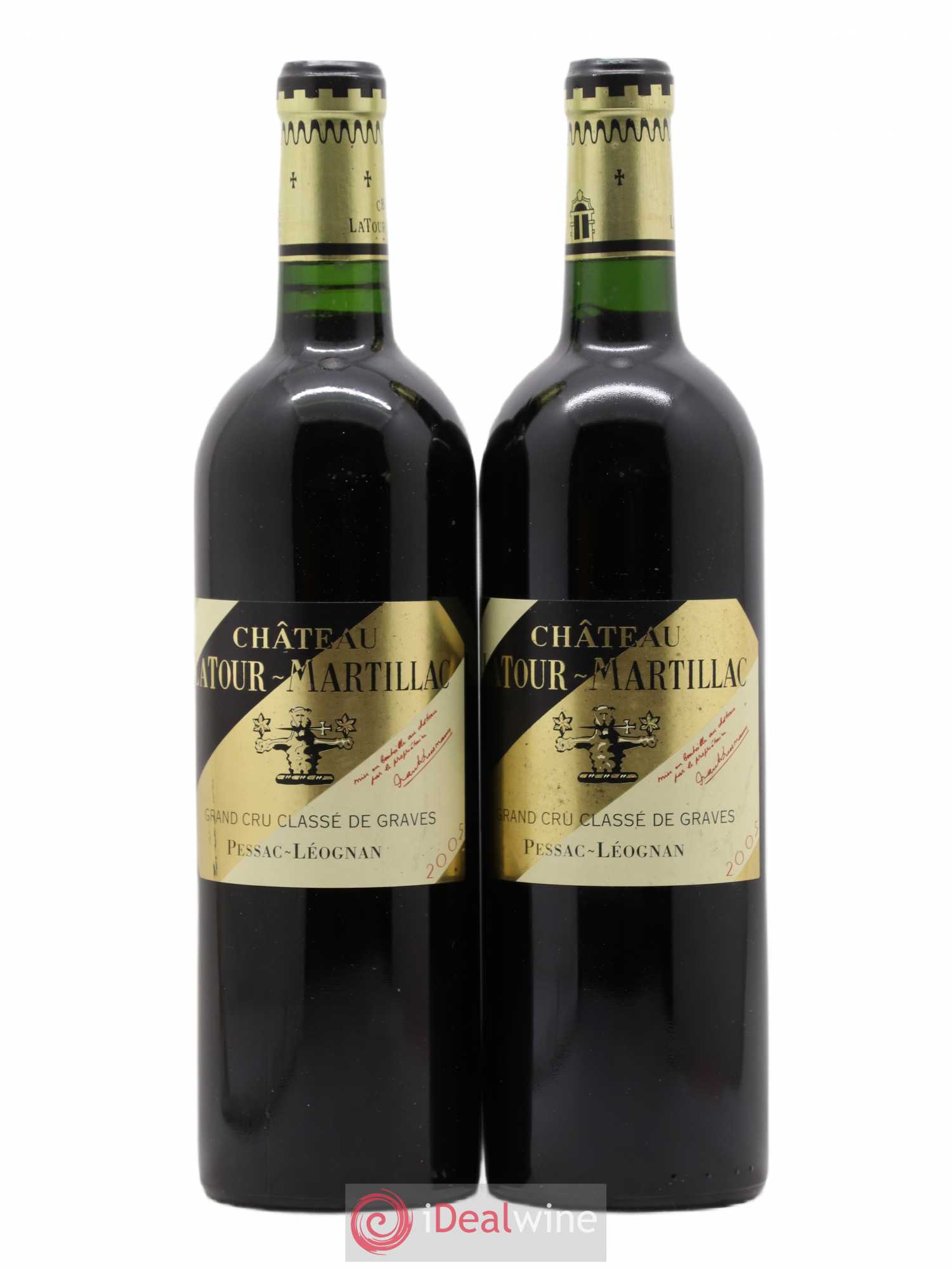 Château Latour-Martillac Cru Classé de Graves 2005 - Lot de 2 bouteilles - 0
