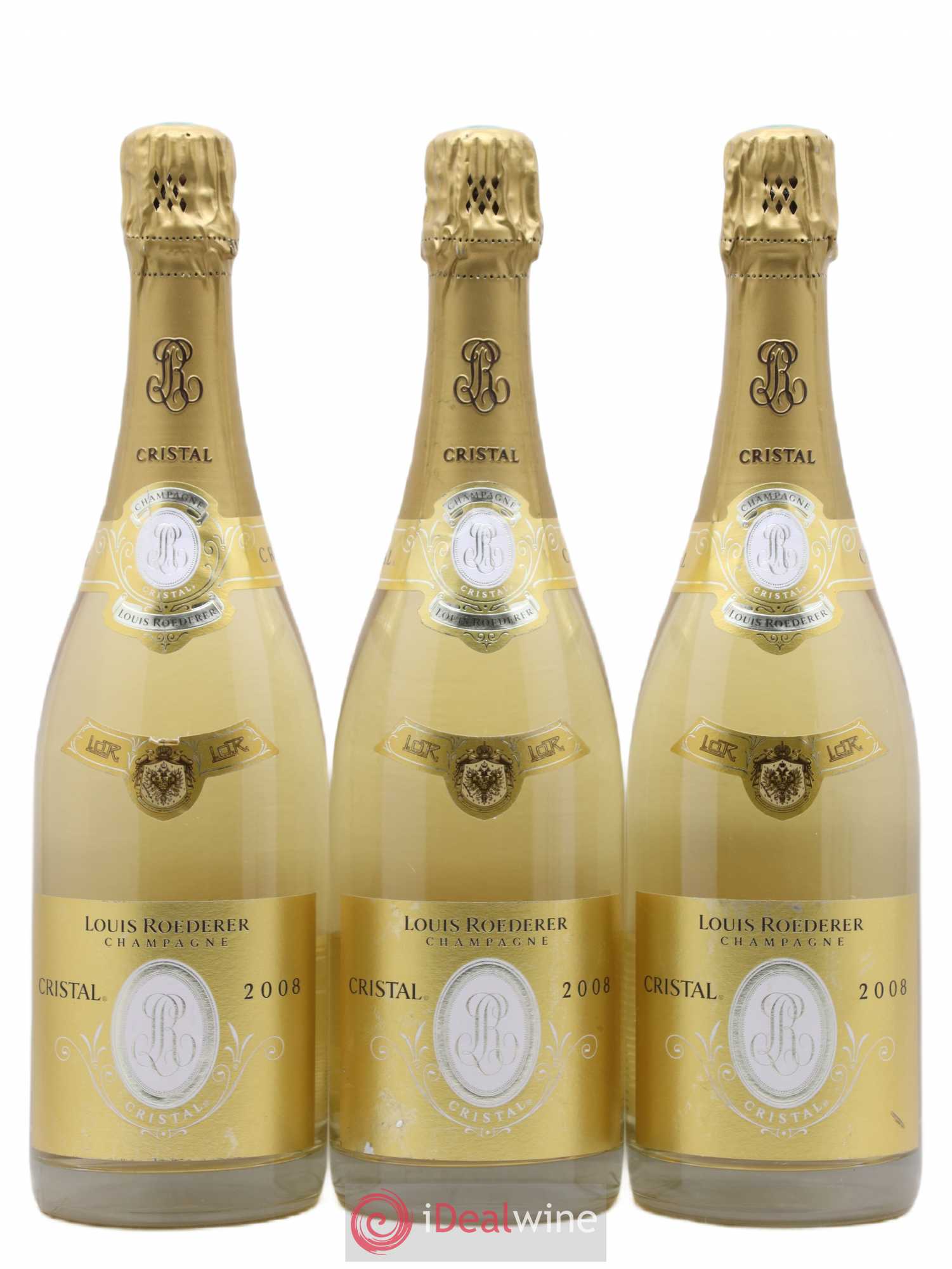 Cristal Louis Roederer Brut 2008 - Lot de 3 bouteilles - 0