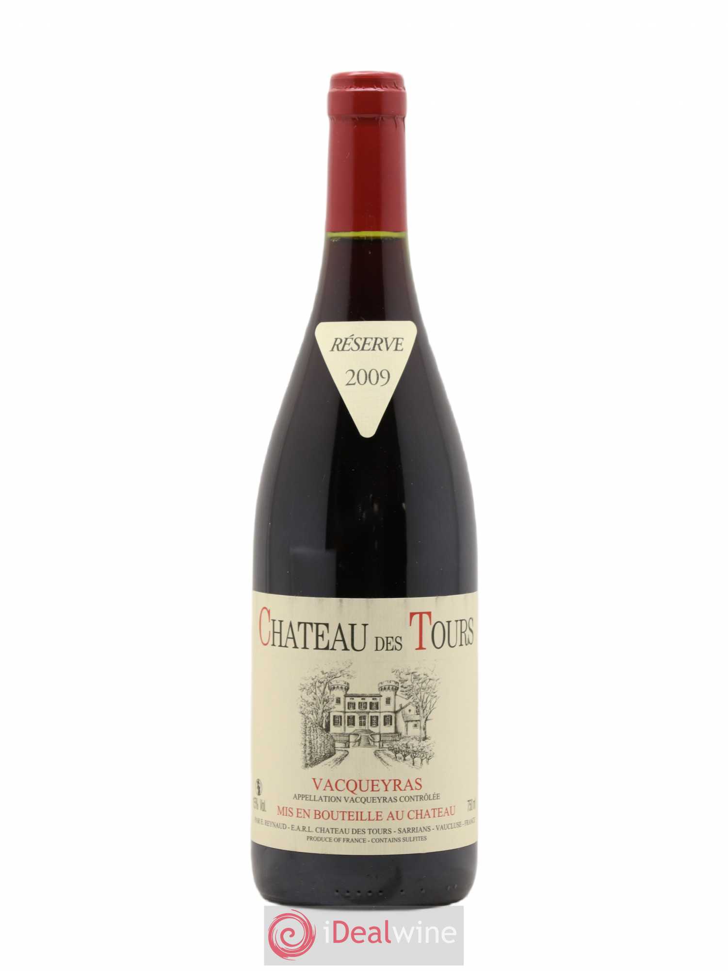 Vacqueyras Château des Tours Emmanuel Reynaud 2009 - Lot de 1 bouteille - 0
