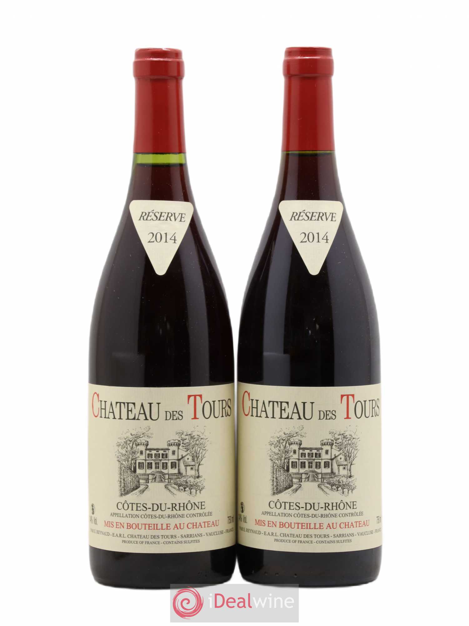Côtes-du-Rhône Château des Tours Emmanuel Reynaud 2014 - Lot de 2 bouteilles - 0