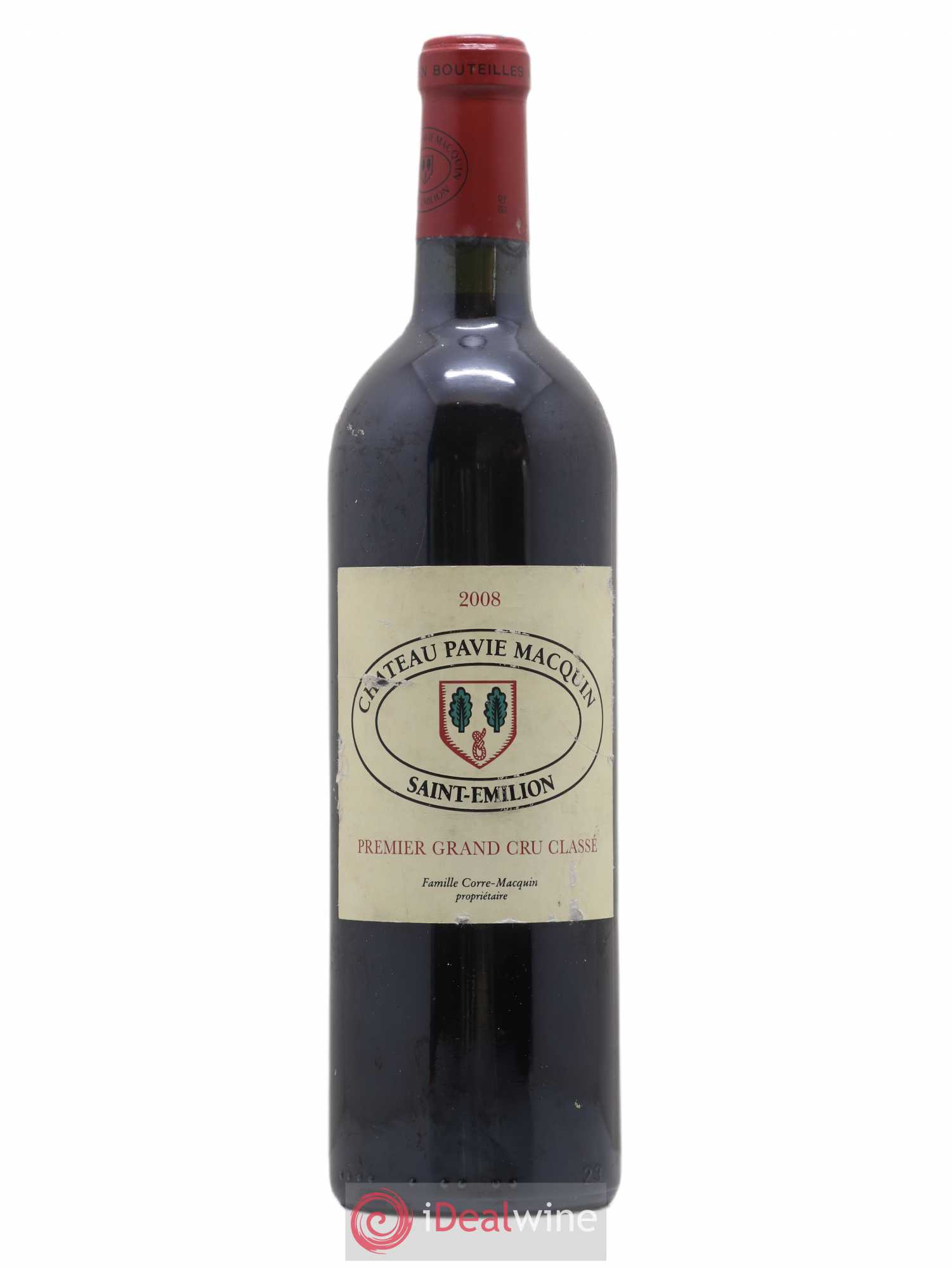 Château Pavie Macquin 1er Grand Cru Classé B 2008 - Lot de 1 bouteille - 0