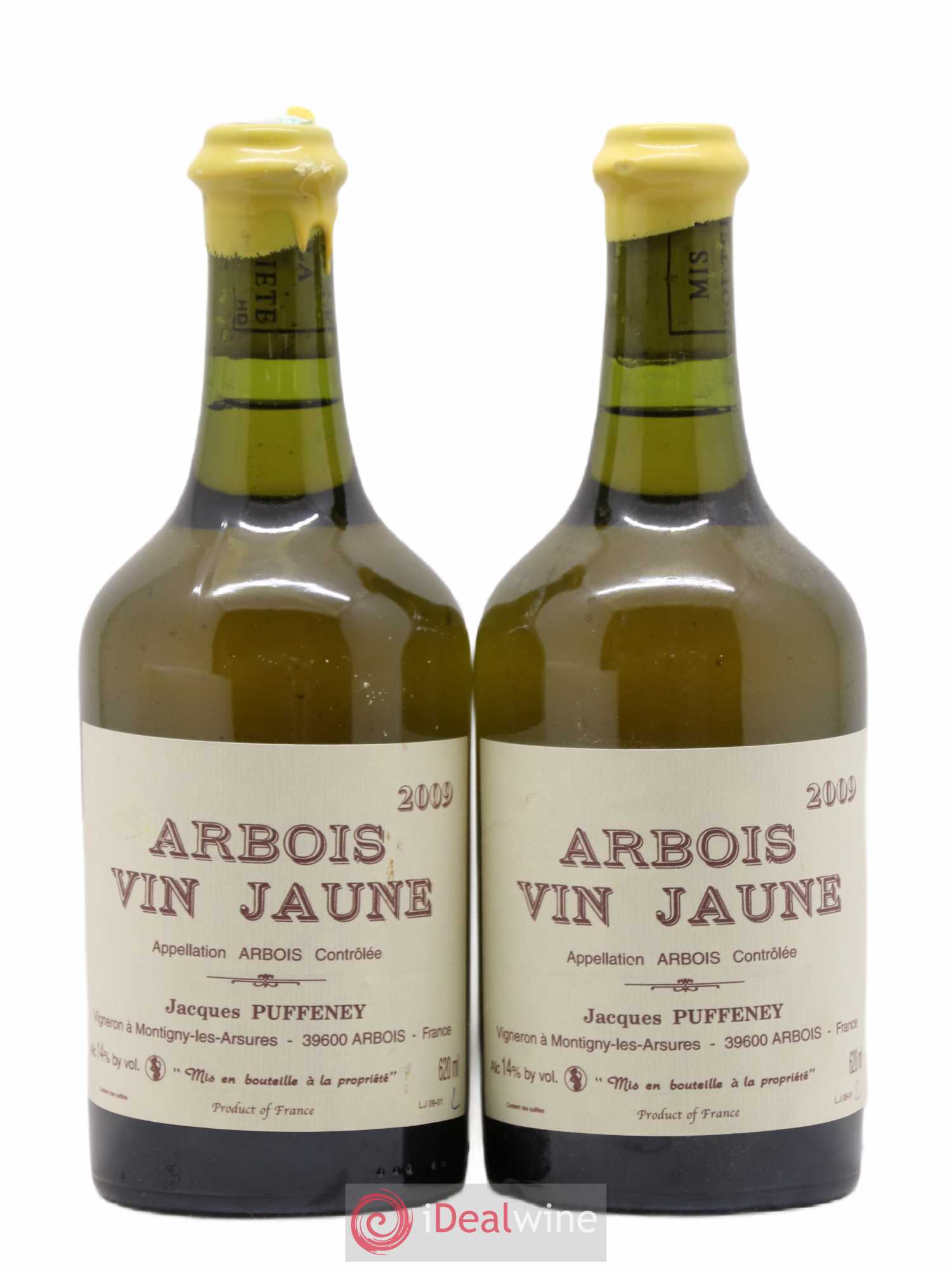 Arbois Vin Jaune Jacques Puffeney 2009 - Lot de 2 bouteilles - 0