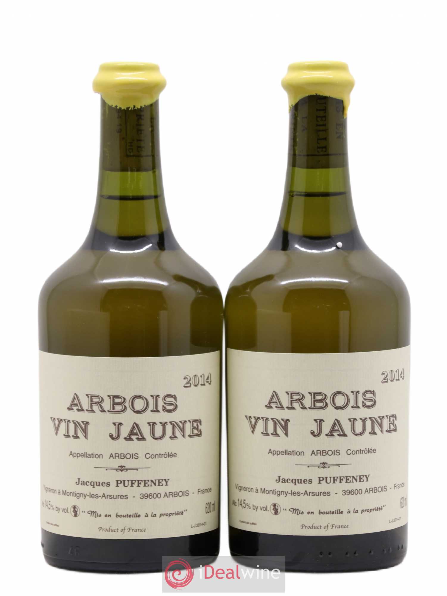 Arbois Vin Jaune Jacques Puffeney 2014 - Lot de 2 bouteilles - 0