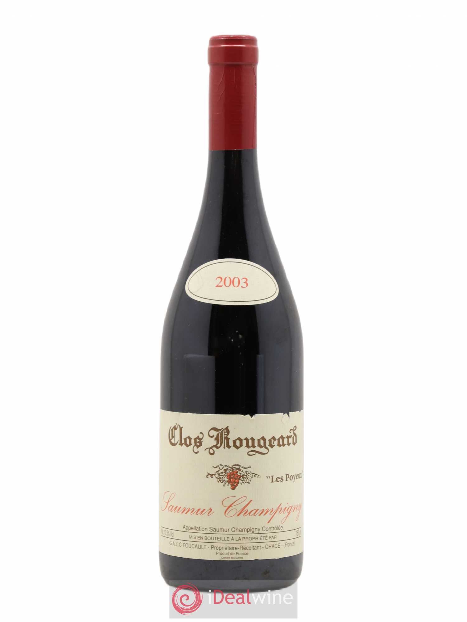Saumur-Champigny Les Poyeux Clos Rougeard 2003 - Lot de 1 bouteille - 0
