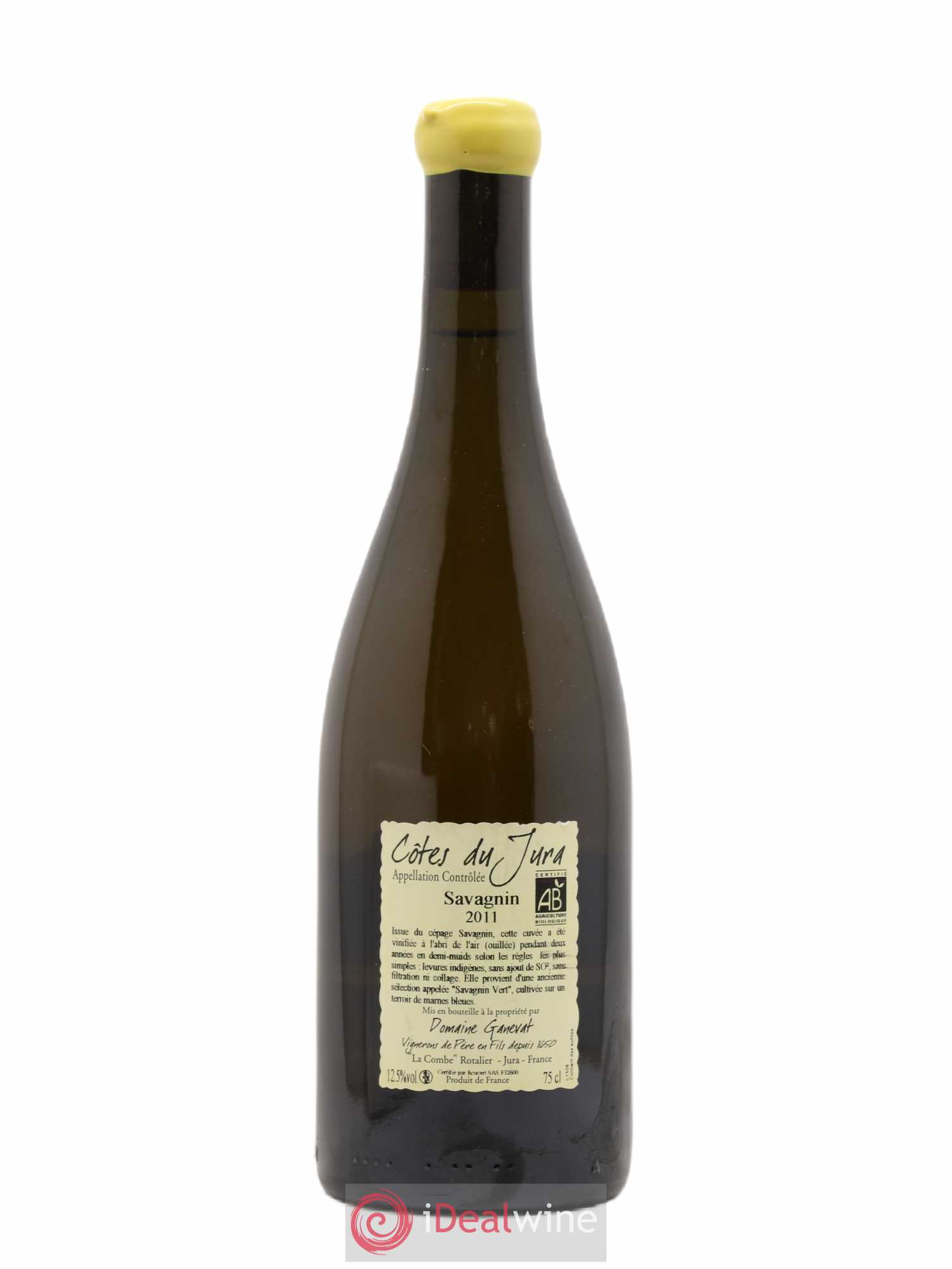 Côtes du Jura Les Chalasses Marnes Bleues Jean-François Ganevat (Domaine) 2011 - Lot de 1 bouteille - 1