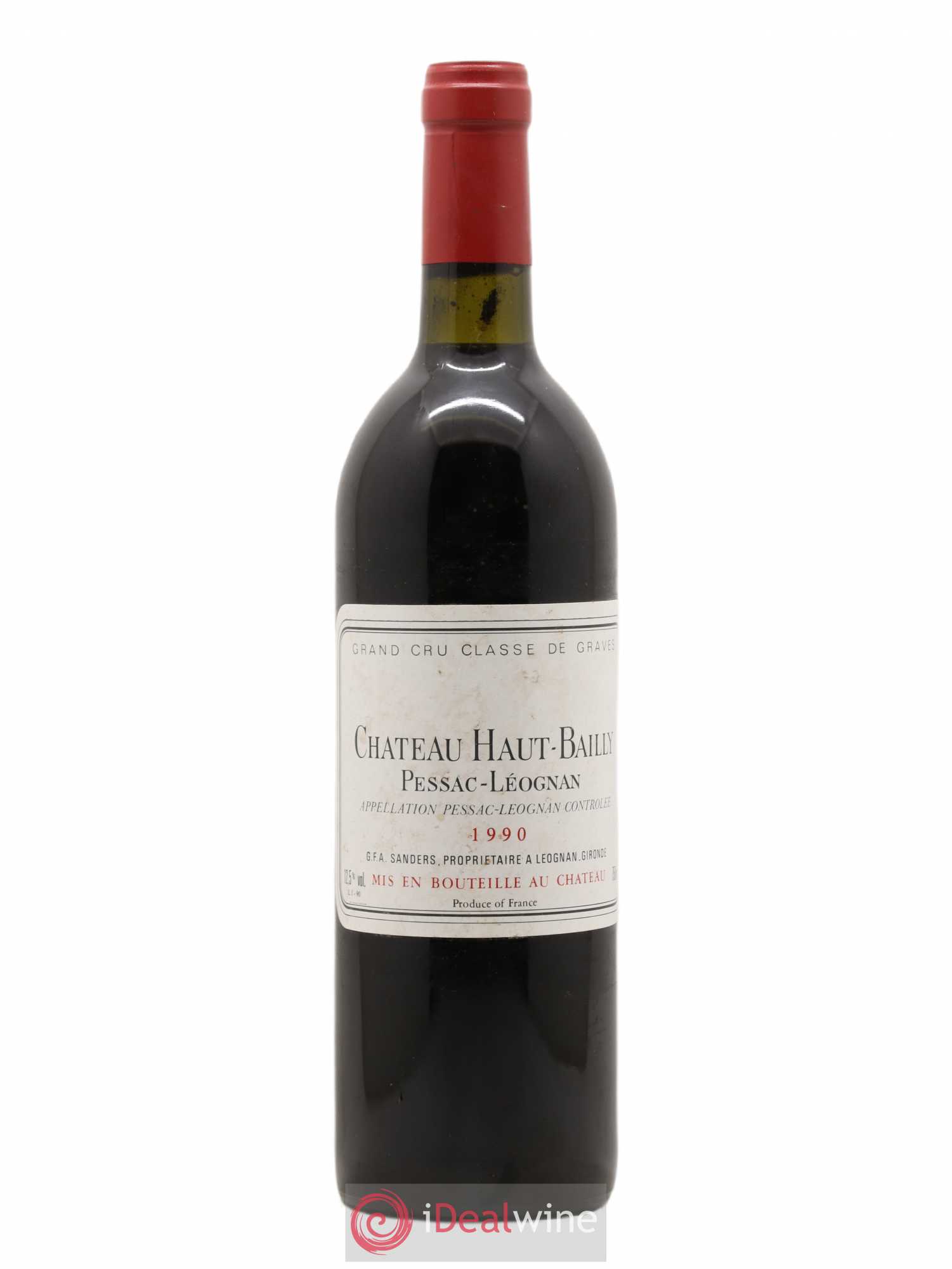 Château Haut-Bailly Cru Classé de Graves 1990 - Lot de 1 bouteille - 0