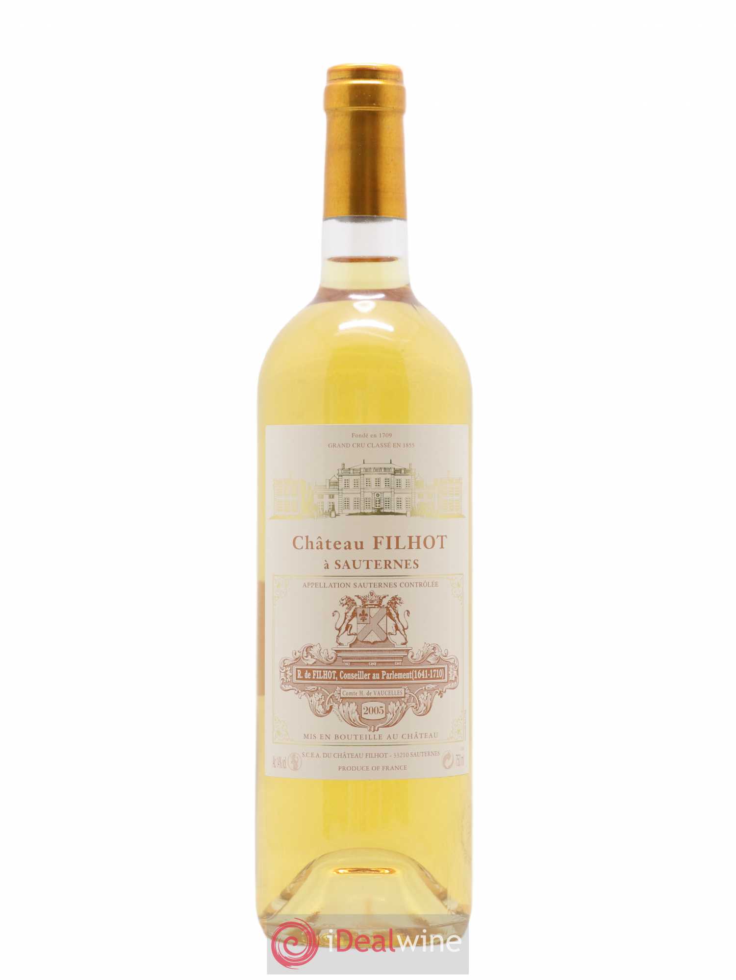 Château Filhot 2ème Grand Cru Classé 2005 - Lotto di 1 bottiglia - 0