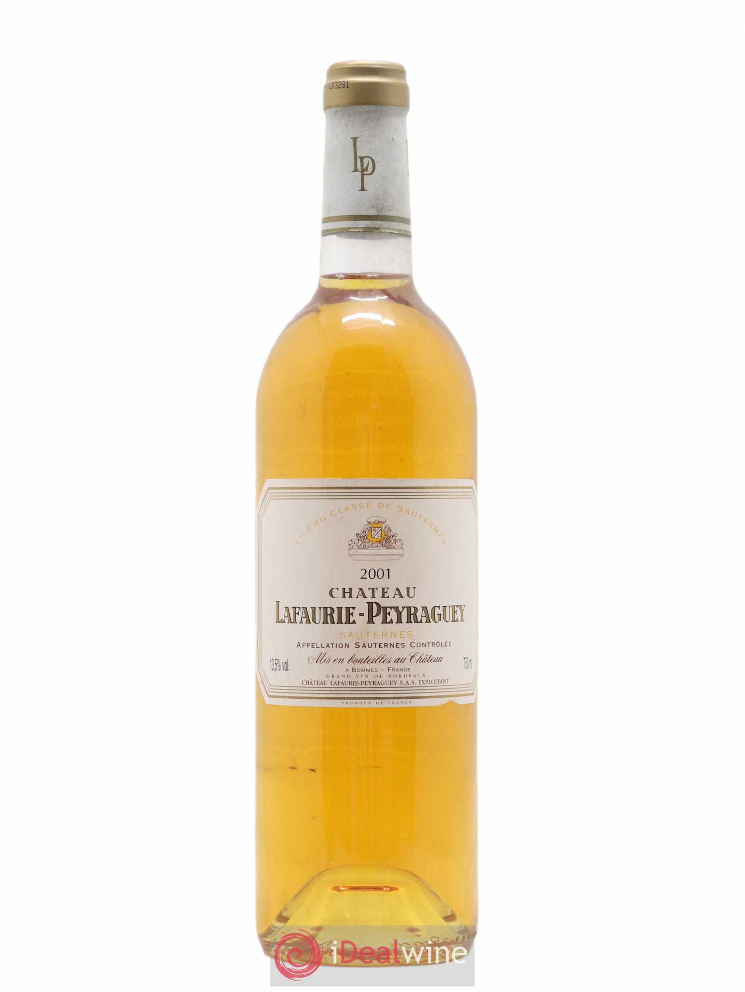 Château Lafaurie-Peyraguey 1er Grand Cru Classé 2001 - Lotto di 1 bottiglia - 0