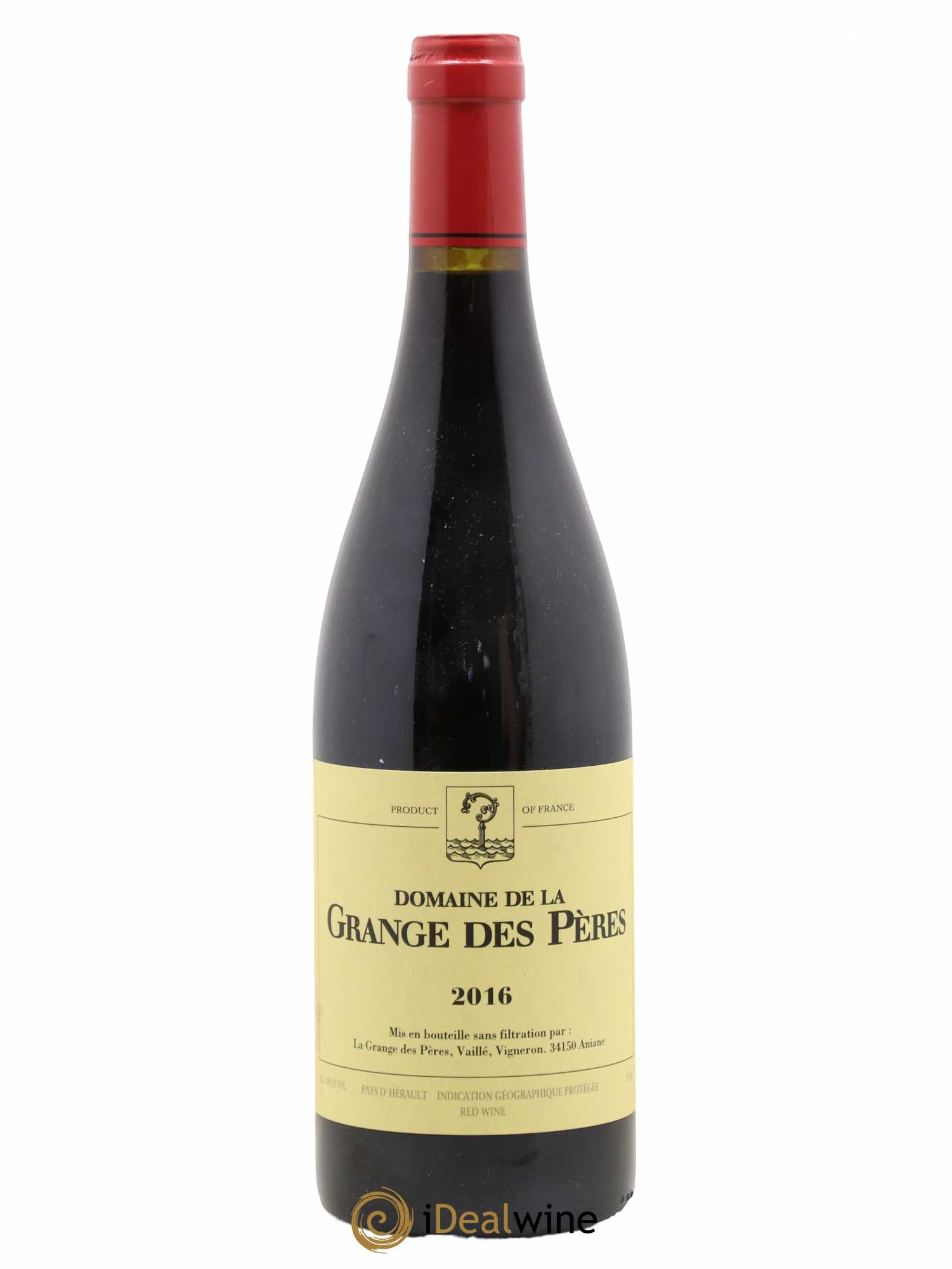 Pays d'Hérault Grange des Pères Laurent Vaillé 2016 - Lot de 1 bouteille - 0
